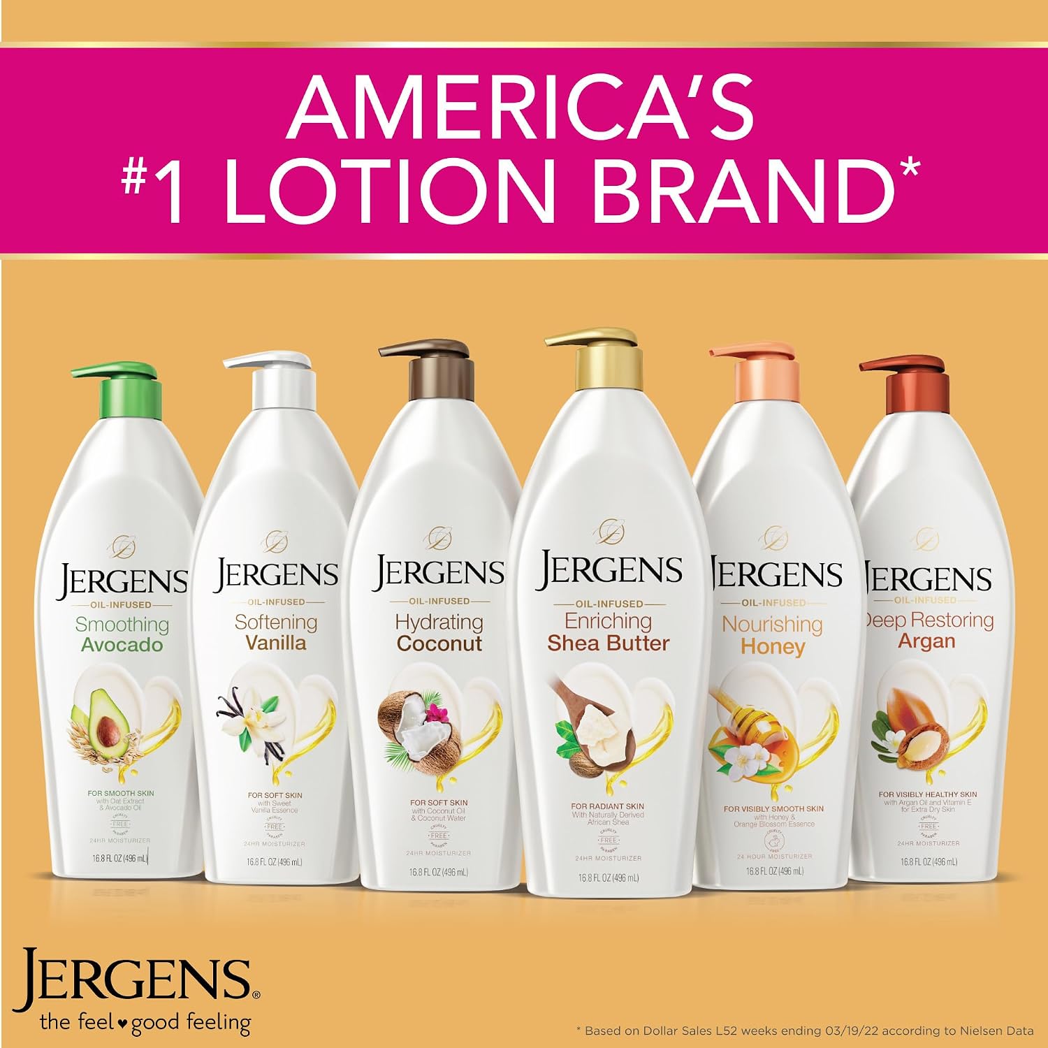 Jergens Shea Butter Body Lotion, Deep Moisturizer for Dry Skin, 16.8 fl oz | Enriching Hand and Body Lotion, Vitamin E, Extremely Dry Skin Relief, 2.5X More Radiant Skin, Deep Conditioning