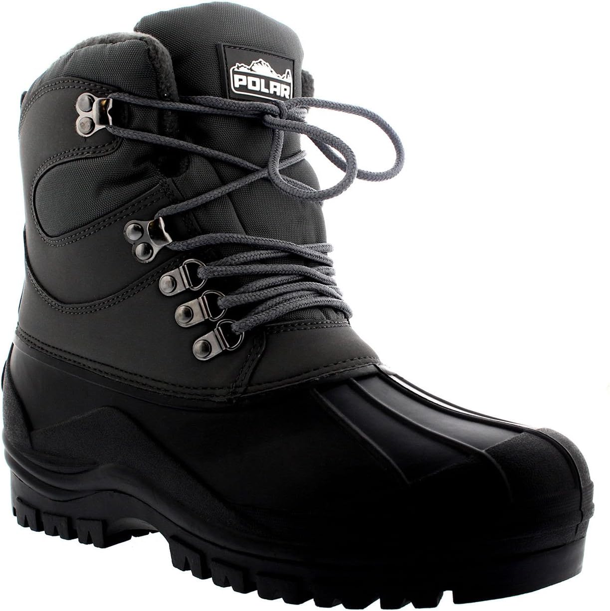 POLAR Mens Snow Waterproof Duck Hiking Bean Hiker Walking Short Ankle Boots