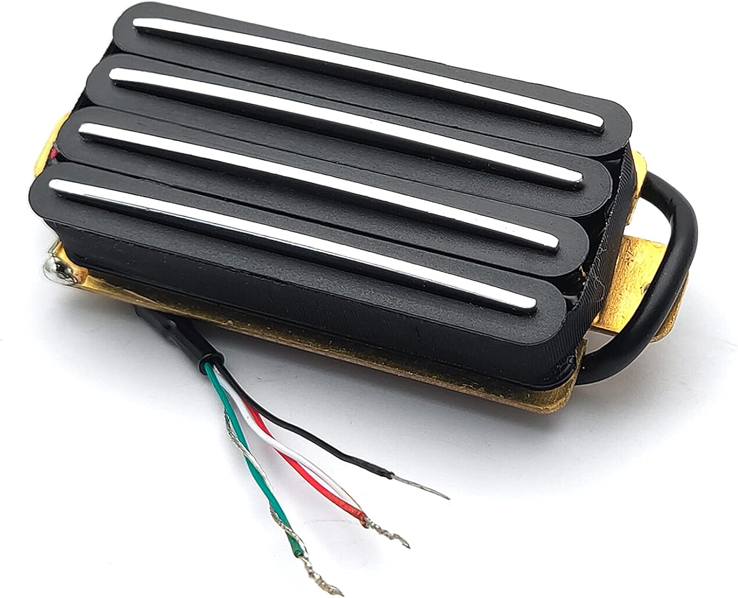 SAPHUE 2-Dual Blade Electric Guitar High Output Track Type Four Coil Humbucker Pickup Black