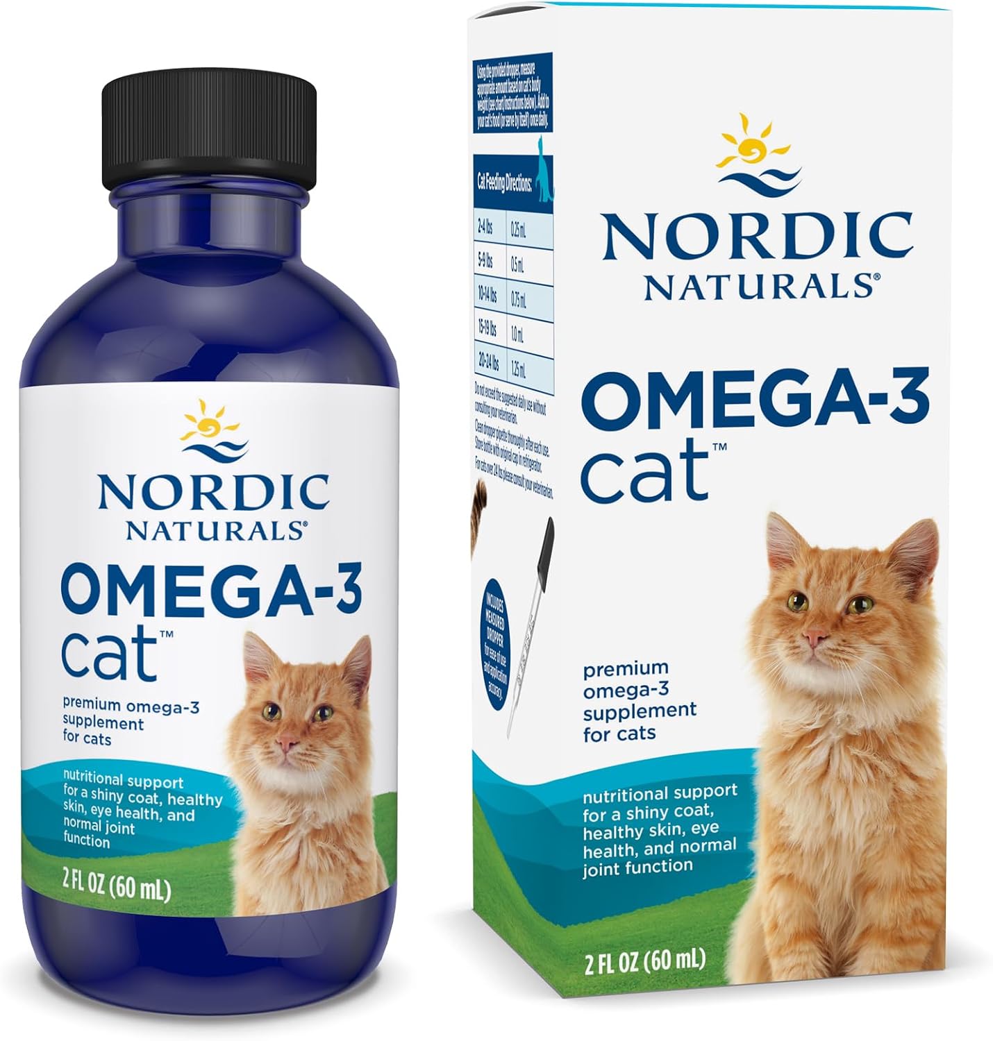 Nordic Naturals Omega-3 Fish Oil for Cats, w/EPA & DHA, Liquid - 2oz