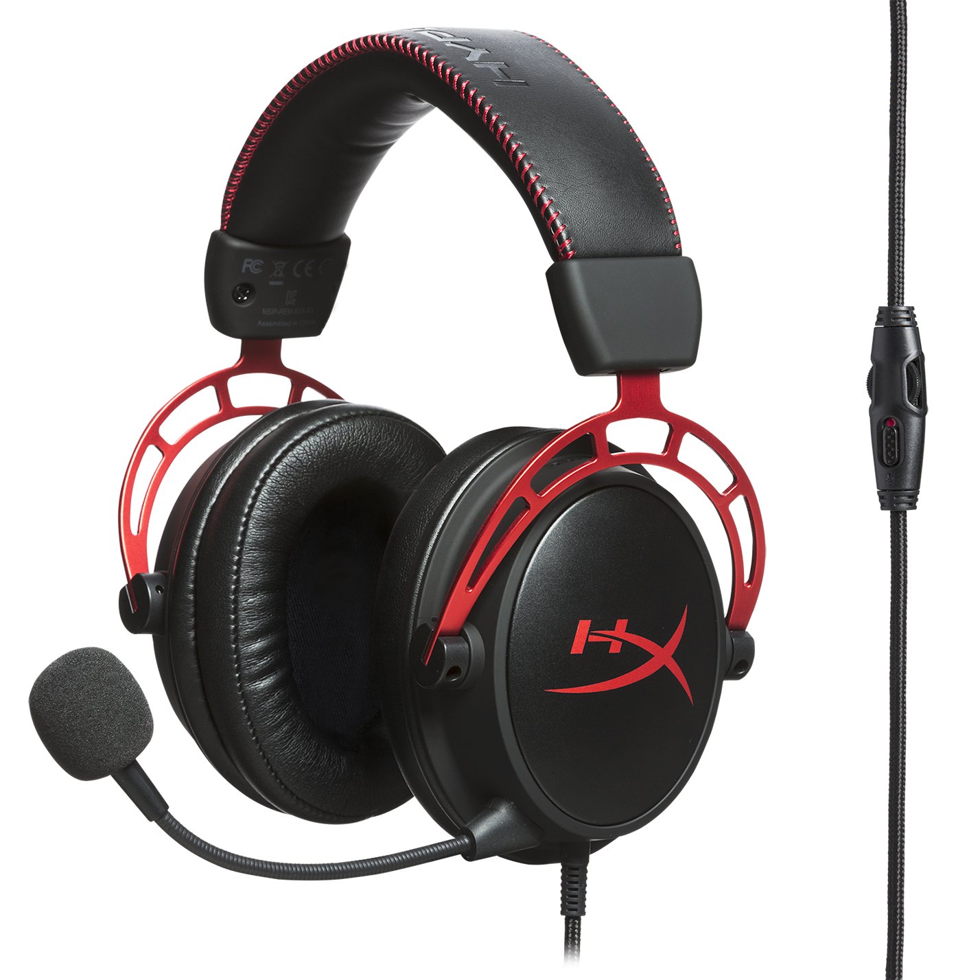 HyperX Cloud Alpha - Gaming Headset, Dual Chamber Drivers, Legendary Comfort, Aluminum Frame, Detachable Microphone, Works on PC, PS4, PS5, Xbox One, Xbox Series X|S, Nintendo Switch and Mobile – Red | Dual Chamber Drivers, Legendary Comfort, Aluminum Fr…