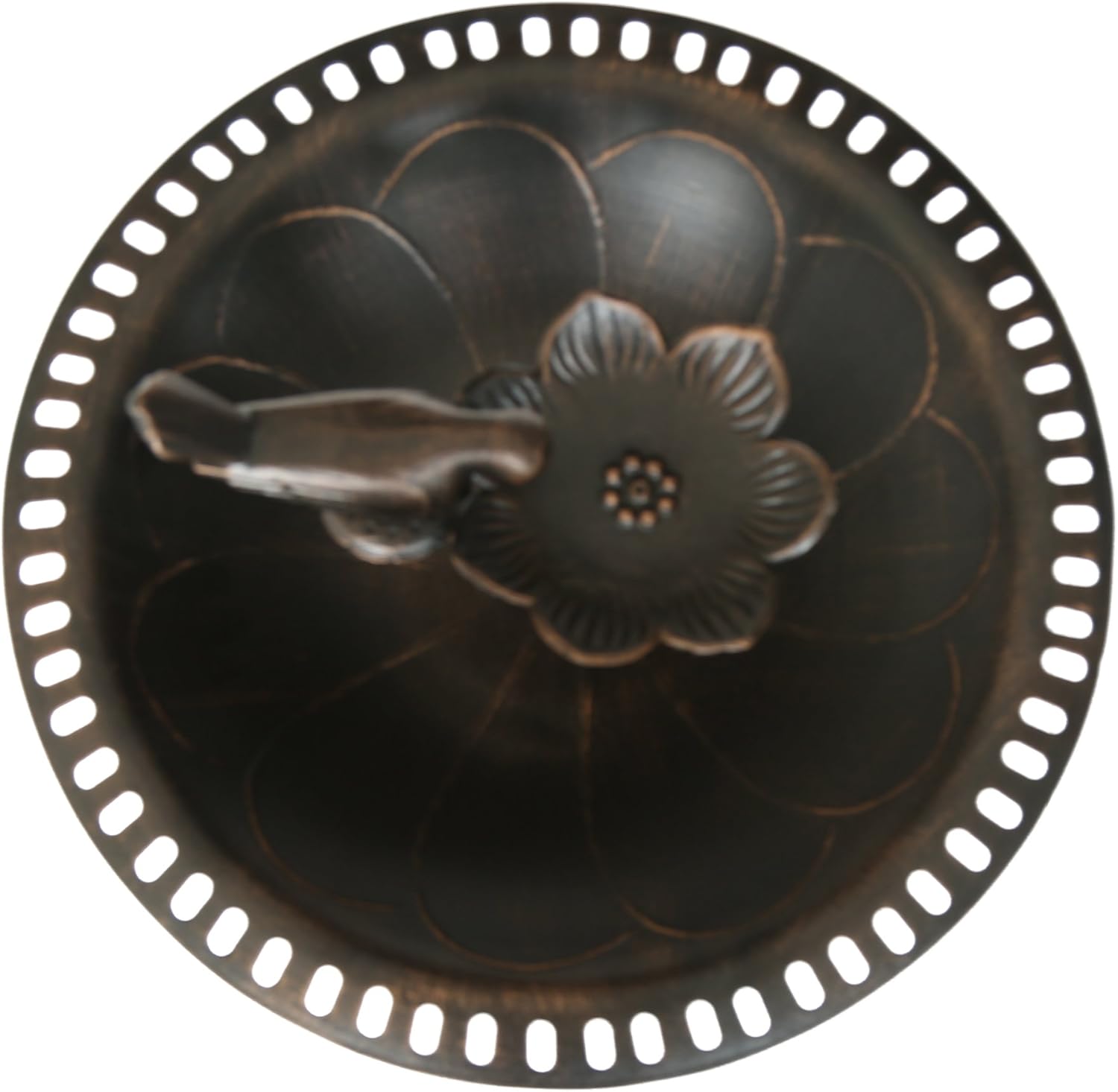Christopher Knight Home Anessa Outdoor Aluminum and Iron Bird Bath, Shiny Copper