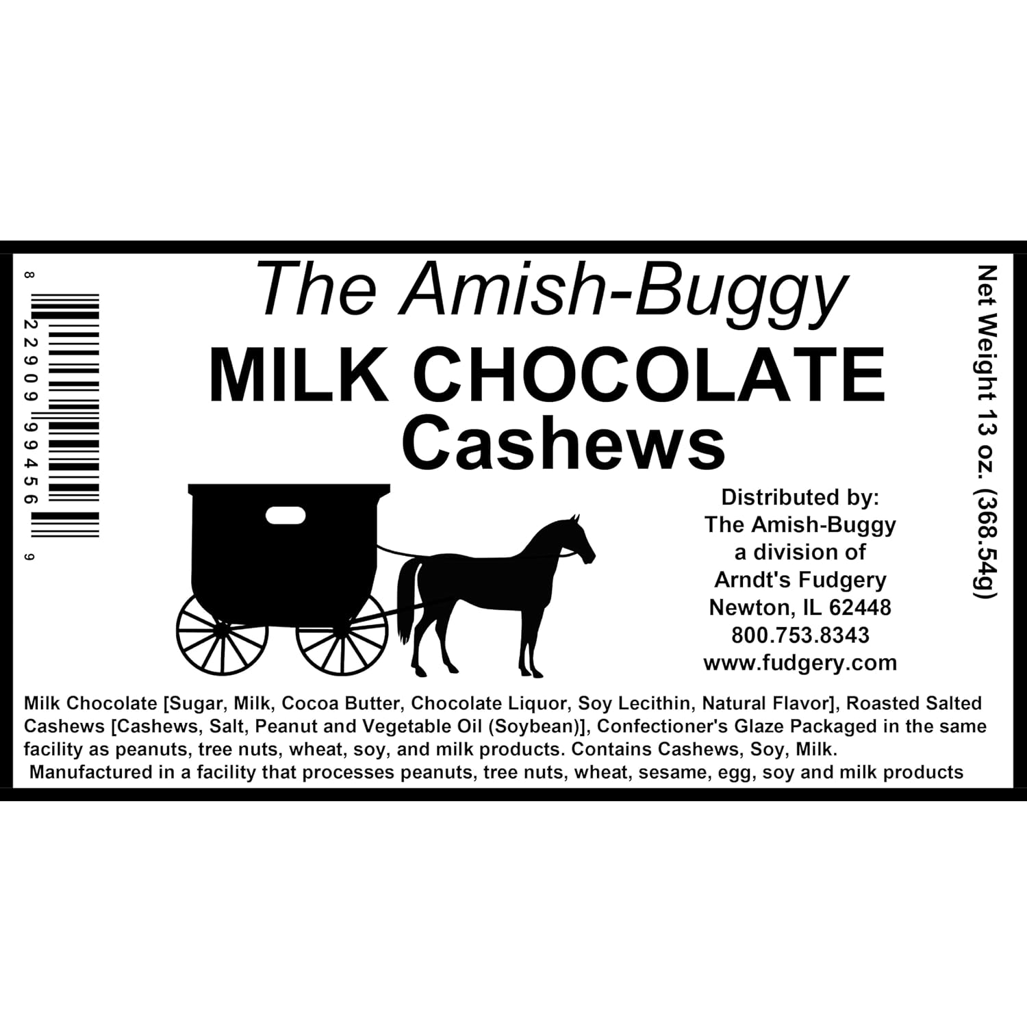 Arndts Fudgery Premium Chocolate Covered Candy (Milk Chocolate Raisins (2-13 oz. Bags))