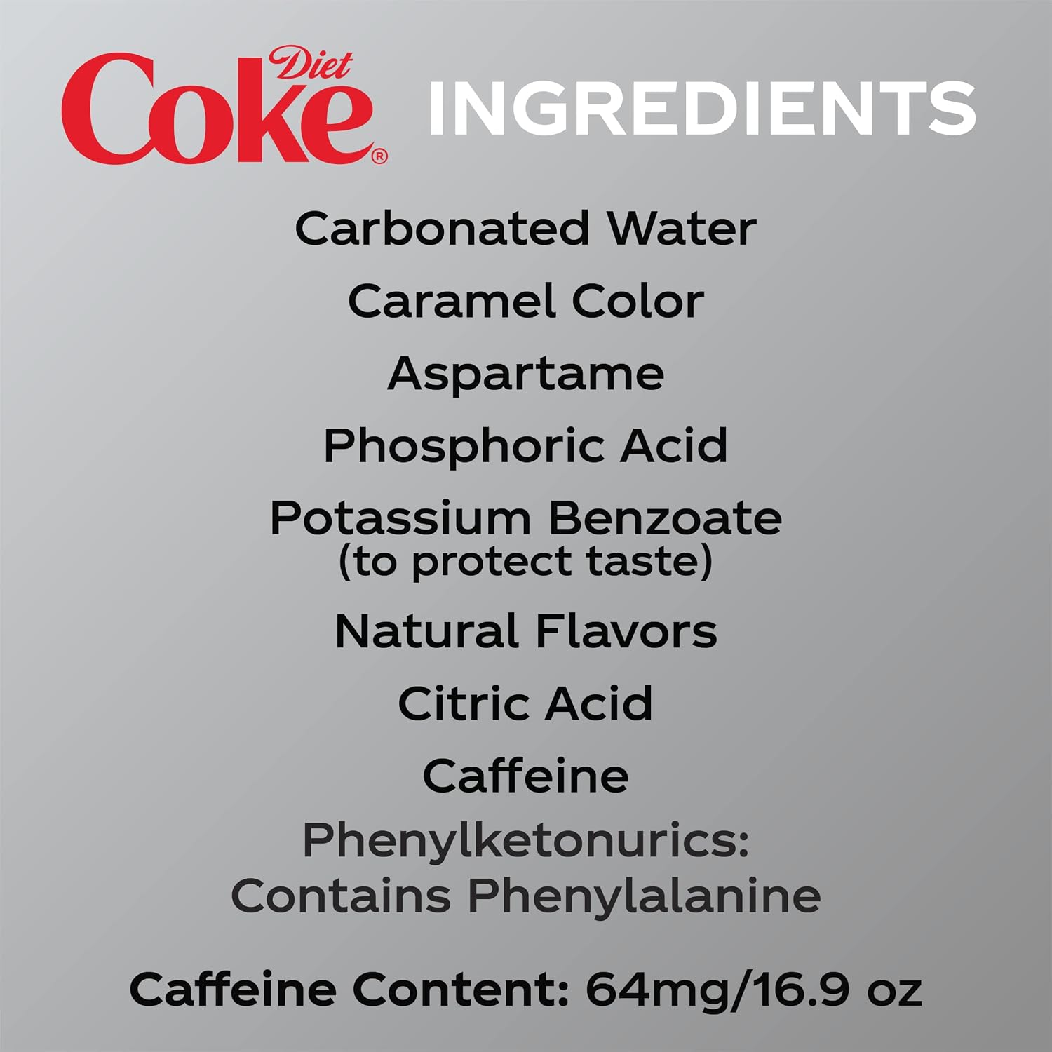 Diet Coke Soda Soft Drink Cans, 12 fl oz, 12 Pack | No sugar, no calories, 46 mg caffeine per can