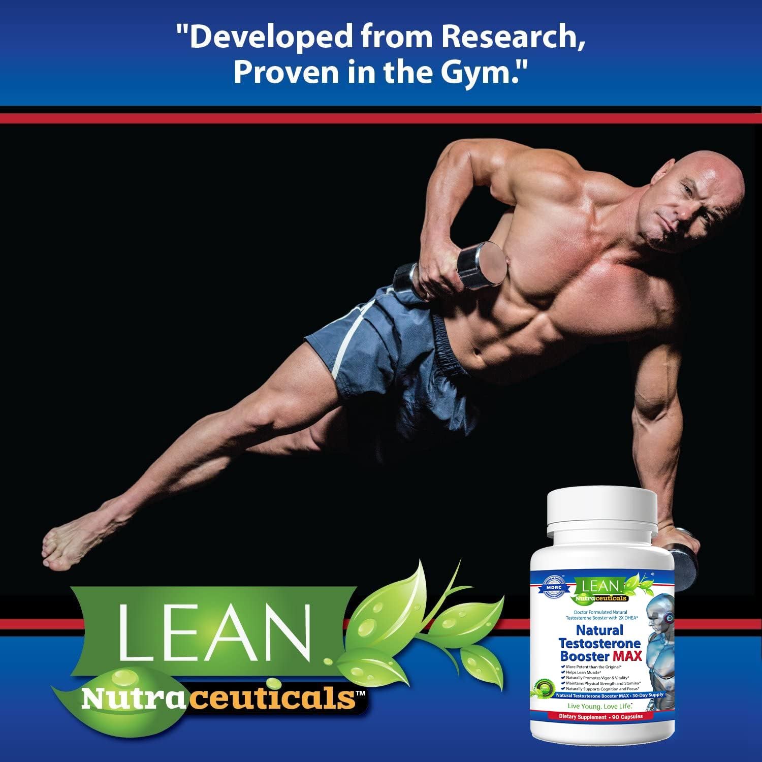 Testosterone Booster for Men, Tongkat Ali DHEA Boron L-arginine Hornygoatweed Zinc Male Enhancing Supplement