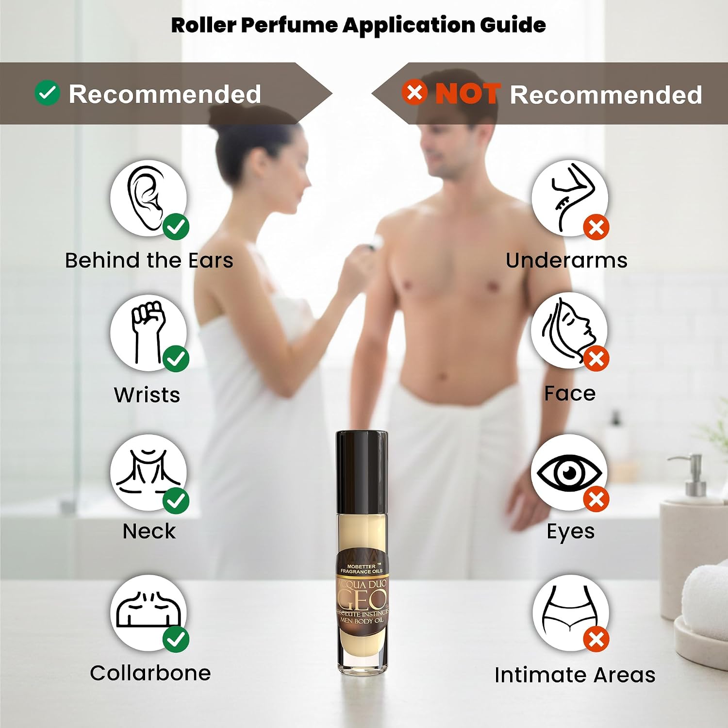 MOBETTER FRAGRANCE OILS Agua Duo Geo Men Fragrance Body Oil