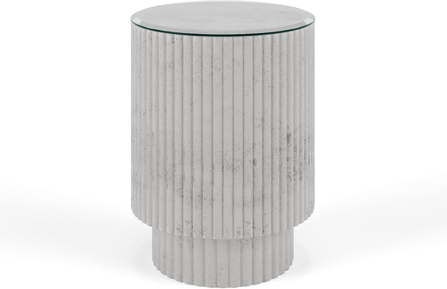 The Better Bevel 12 inch Round Glass Table Top - Clear Tempered Glass Surface Protector - Safe Pencil Polished Edge - Coffee, Dining and End Table