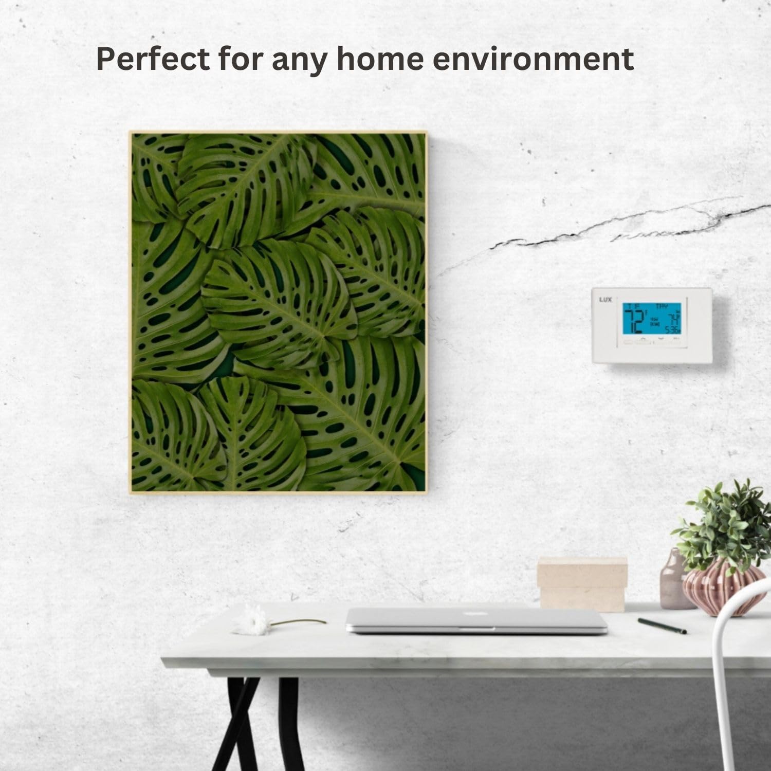 P521U Programmable 5-2 Day Thermostat for Home Use; 2 Heat, 1 Cool