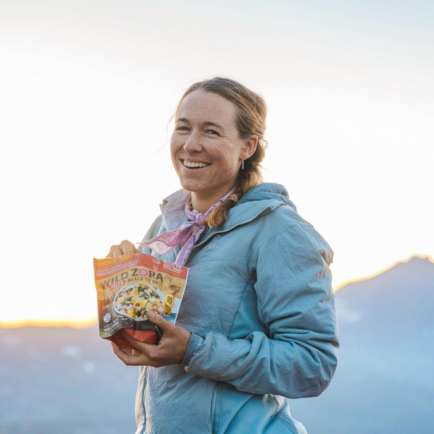 Wild Zora Paleo Freeze Dried Meals for Backpacking & Camping - Healthy Gluten Free & Grain Free Camping Meals/Backpacking Food + No Added Sugar - Great for Travel (Cliffside Coconut Berry 2-Pack)