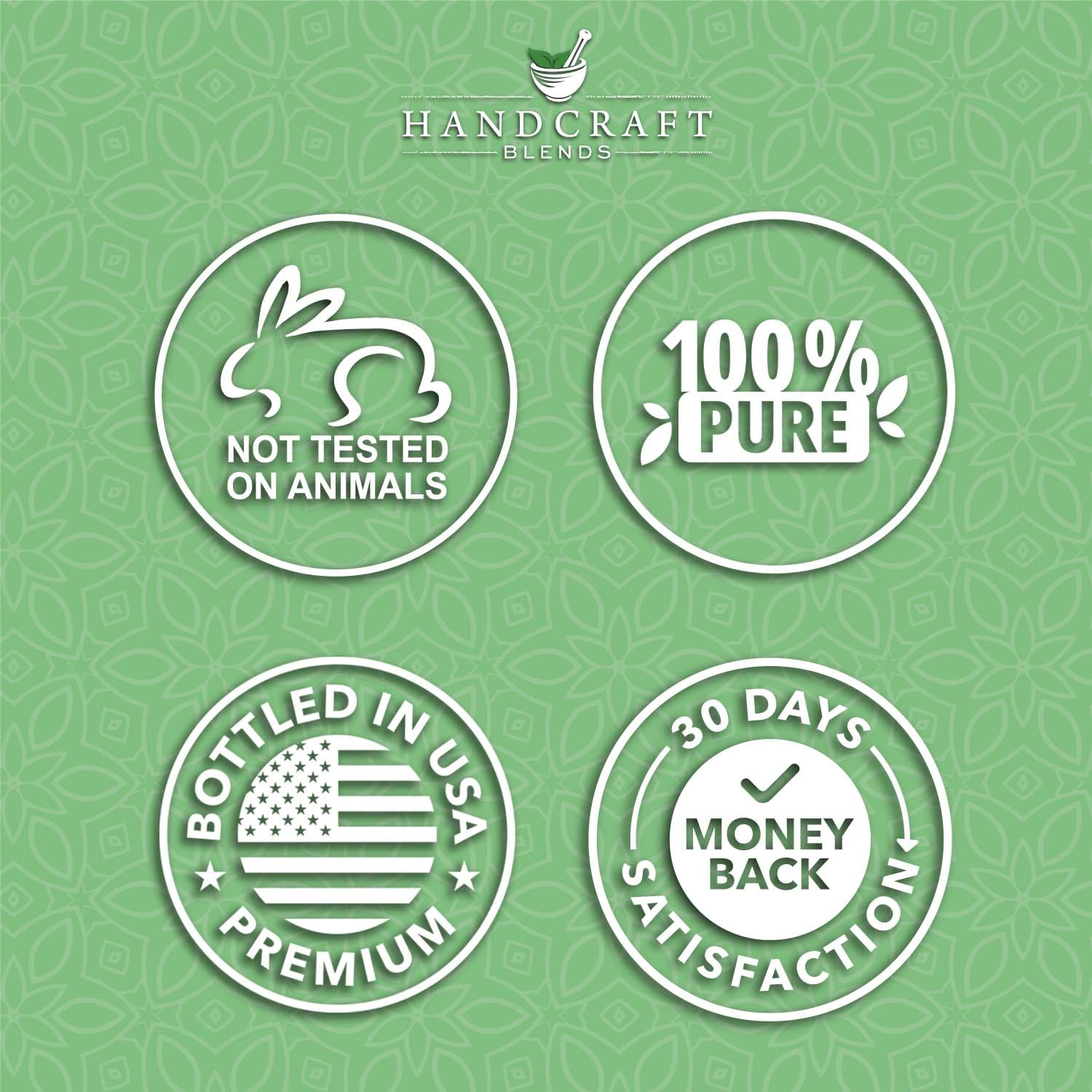 Handcraft Blends Peppermint Essential Oil – Huge 4 Fl Oz – 100% Pure and Natural – Premium Grade Essential Oil for Diffuser and Aromatherapy, Skin, Massage, Candle and Soap Making Fragrance