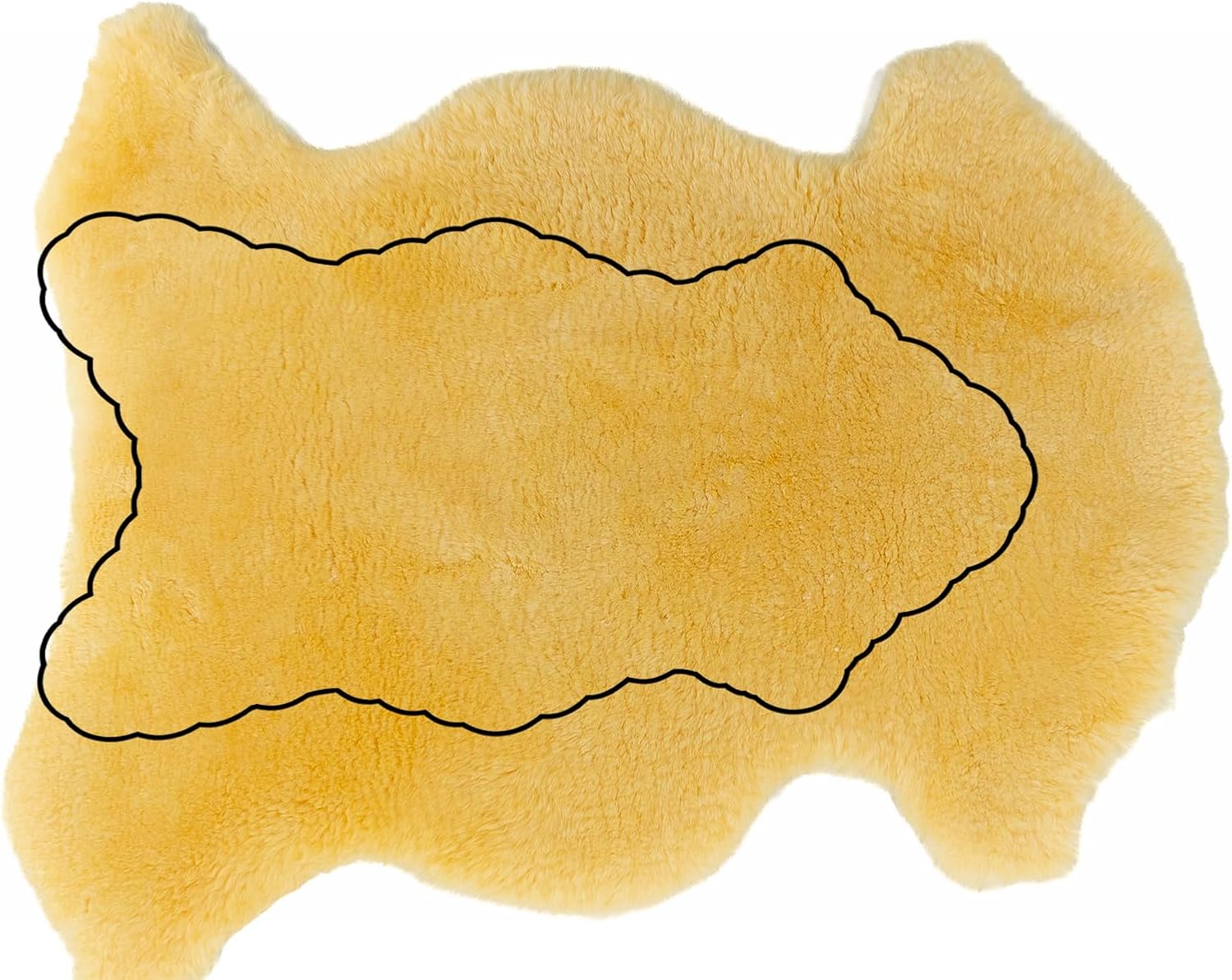 CleanSheep Large Medical Sheepskin, USA Made, Washable, Pressure Relief Natural Underlay for Bed