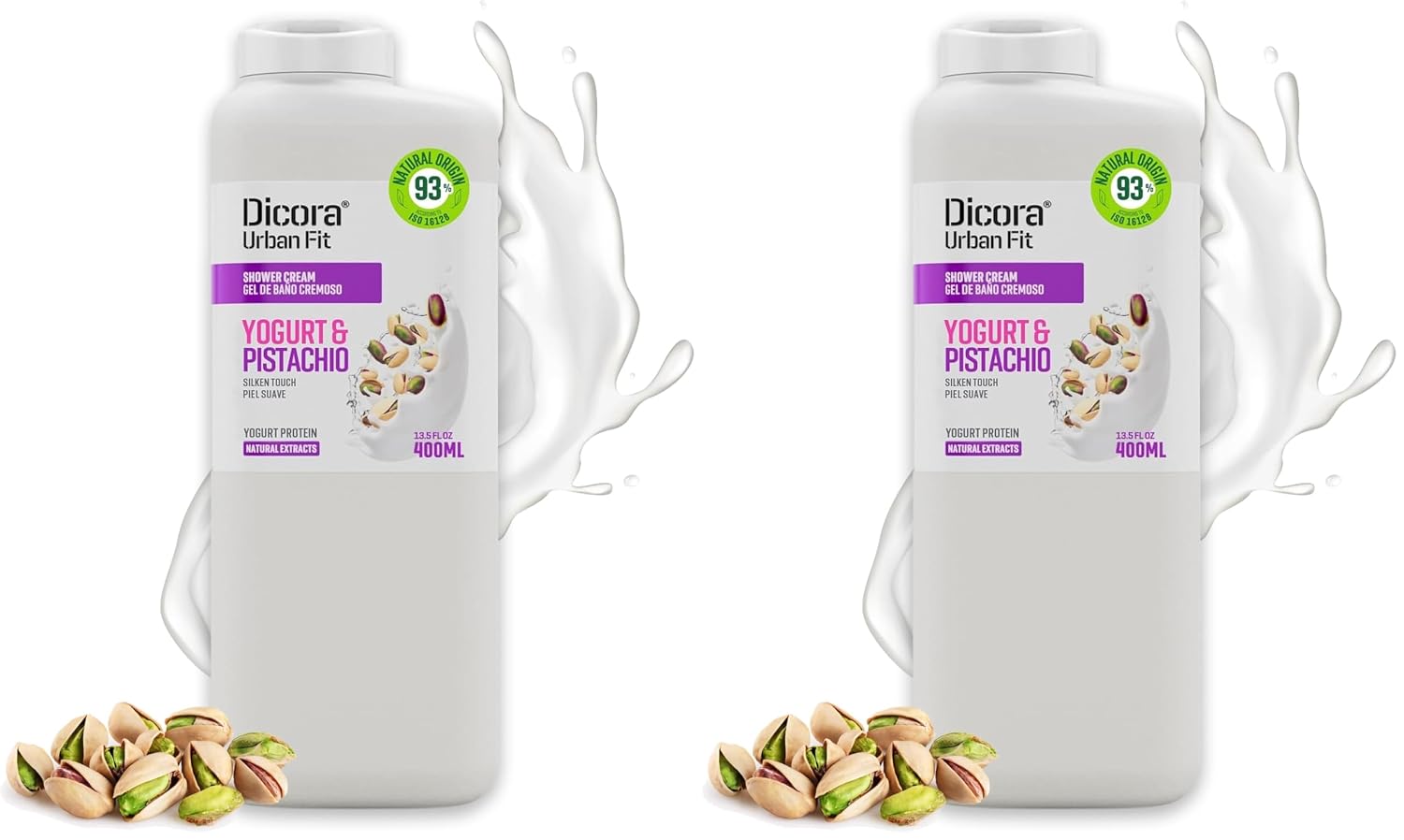 Dicora Urban Fit Shower Gel - Women and Mens Body Wash for All-Day Hydration - Prevents Premature Aging with Vitamin C - Citrus and Peach - 25.4 oz