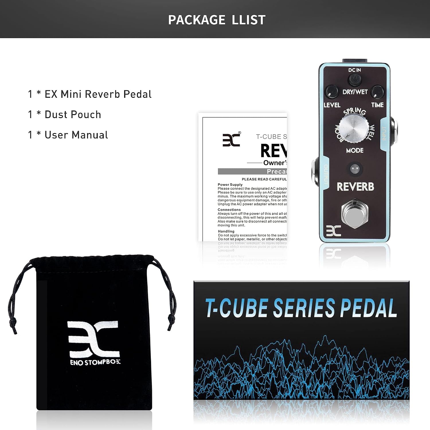 EX 7 Band EQ Equalizer Mini Guitar Pedal
