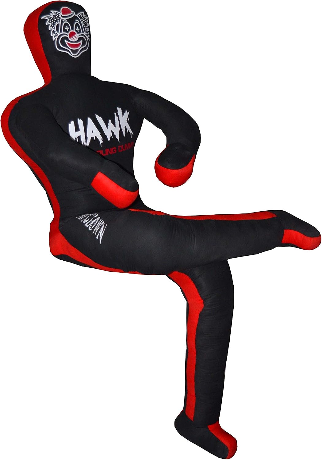 Hawk Sports Clown Grappling Dummy for Combat Sports Mastery, Moveable and Strikeable Punching Dummy for Adults, 5 ft. Boxing Dummy for MMA Jiu-Jitsu