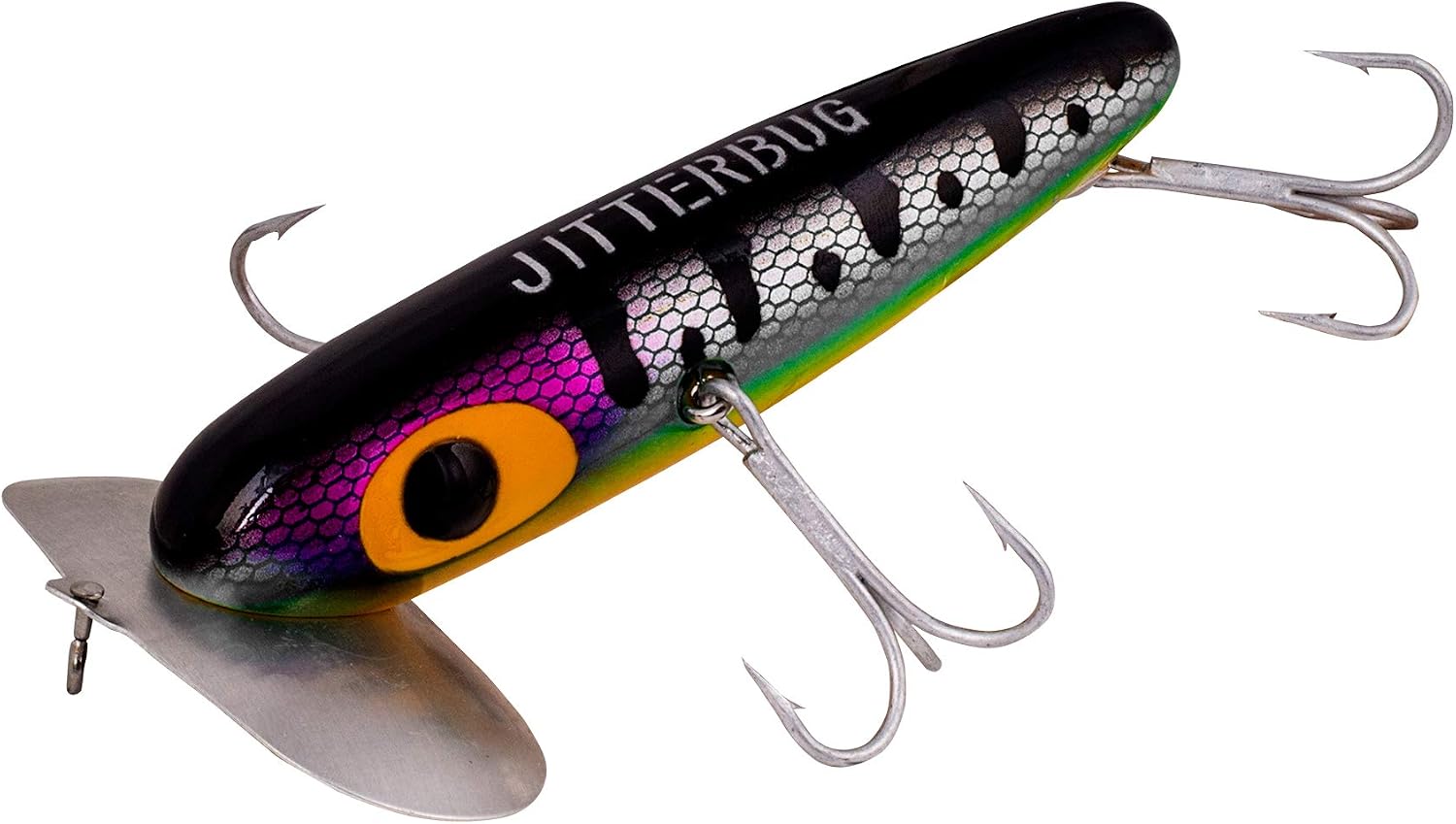 Arbogast Jitterbug Topwater Bass Fishing Lure - Excellent for Night Fishing