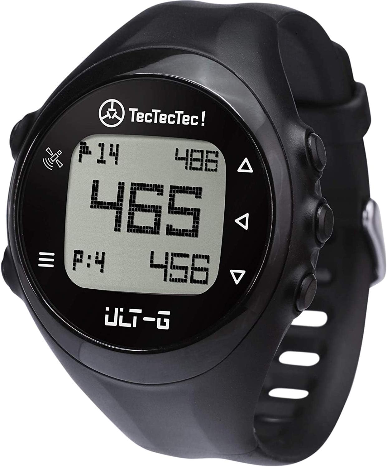 TecTecTec ULT-G Golf GPS Watch – Simple & Easy Distance Watch, No App Required on Course, Front/Back/Middle Distances, 38, 000+ Courses Preloaded
