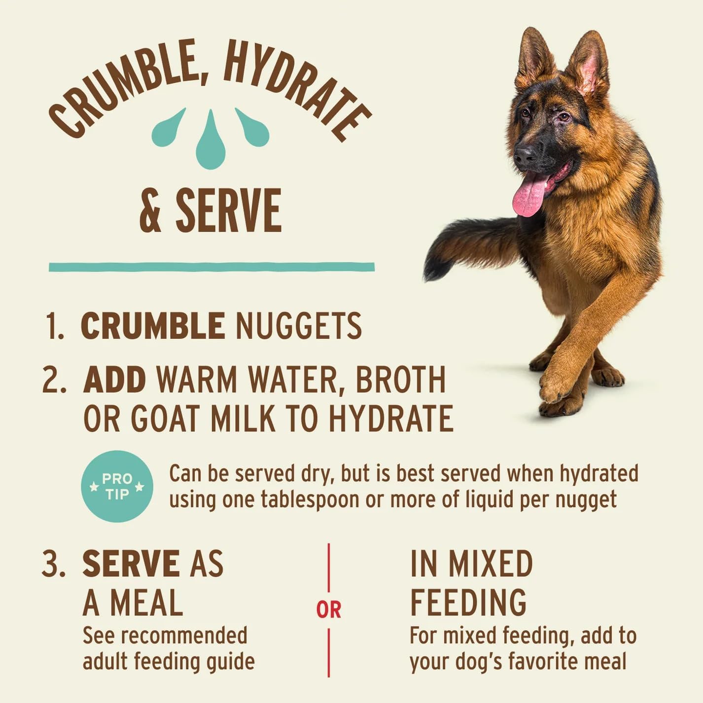 Primal Freeze Dried Raw Dog Food Nuggets, Beef, 14 oz | Complete & Balanced Nutrition, Meal, Topper or Treat, Grain-Free, High Protein, No Synthetic Vitamins & Minerals