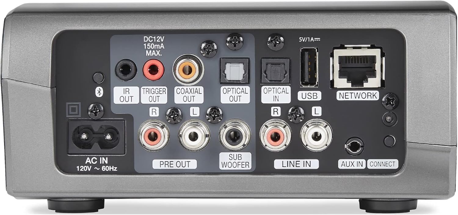 Denon HEOS Link Wireless Pre-Amplifier For Multi-Room Audio - Series 2 (New Version), Amazon Alexa Compatibility, Powered Subwoofer Connection