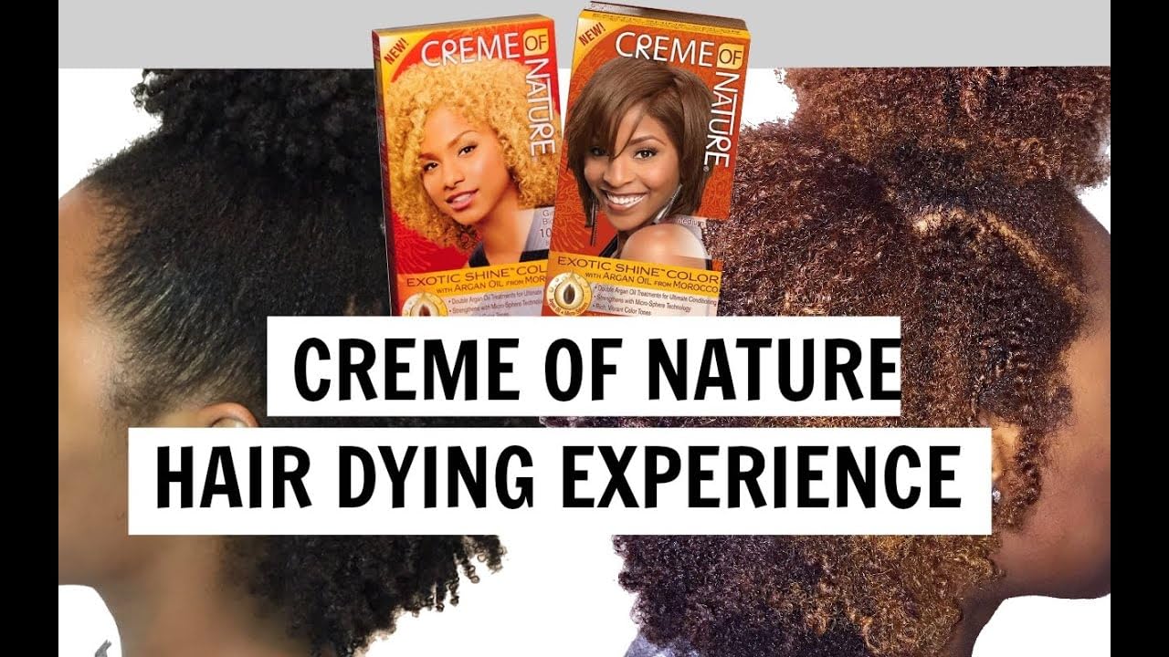 Creme of Nature, Exotic Shine Hair Color, 9.2 Light Caramel Brown, with Argan Oil from Morocco, 1 Application