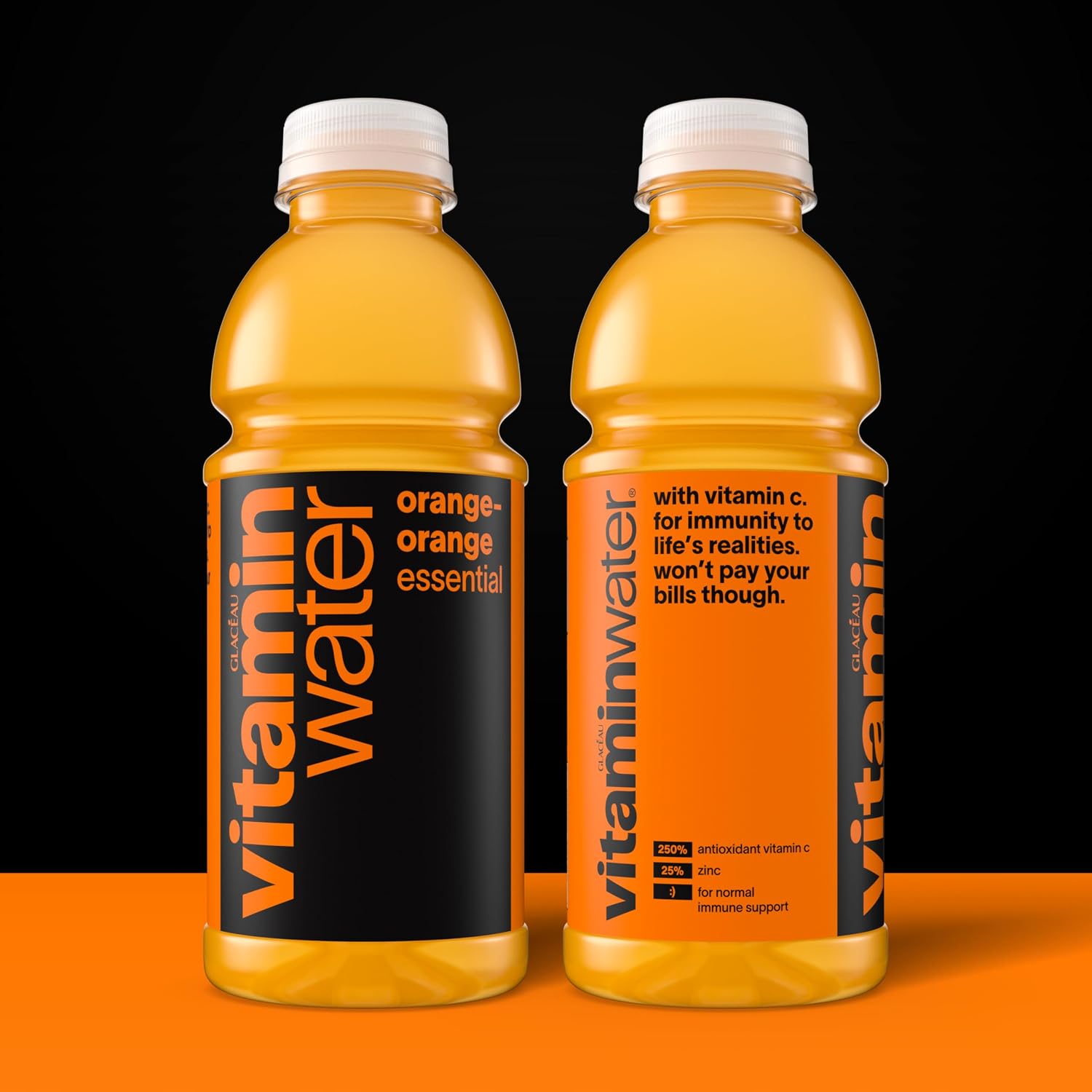vitaminwater Refresh Tropical Mango, Flavored Water Beverage Bottles, 20 fl oz, 12 Pack