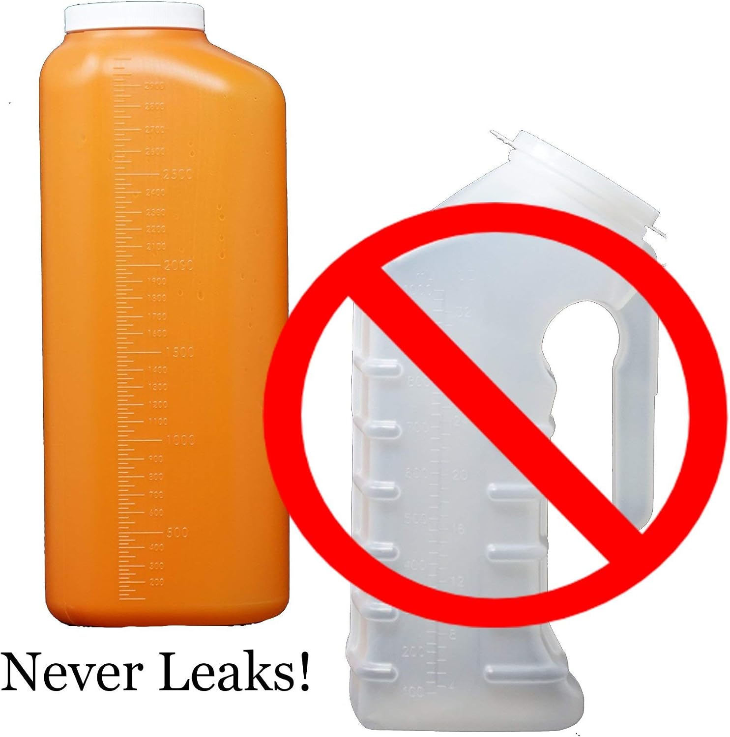 Oakridge Male Urine Collector with Lid, Leakproof