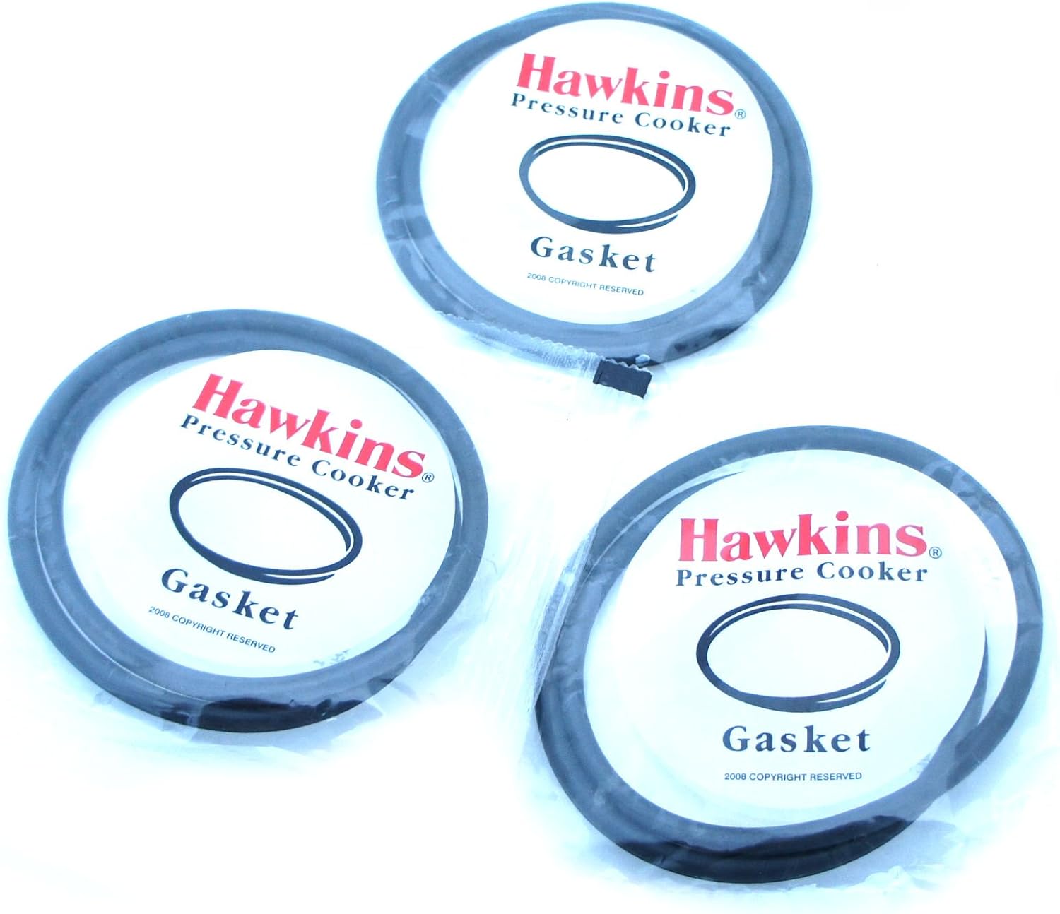 Hawkins A10-09 3-Piece Gasket Sealing Ring for Pressure Cooker, 2 to 4-Liter