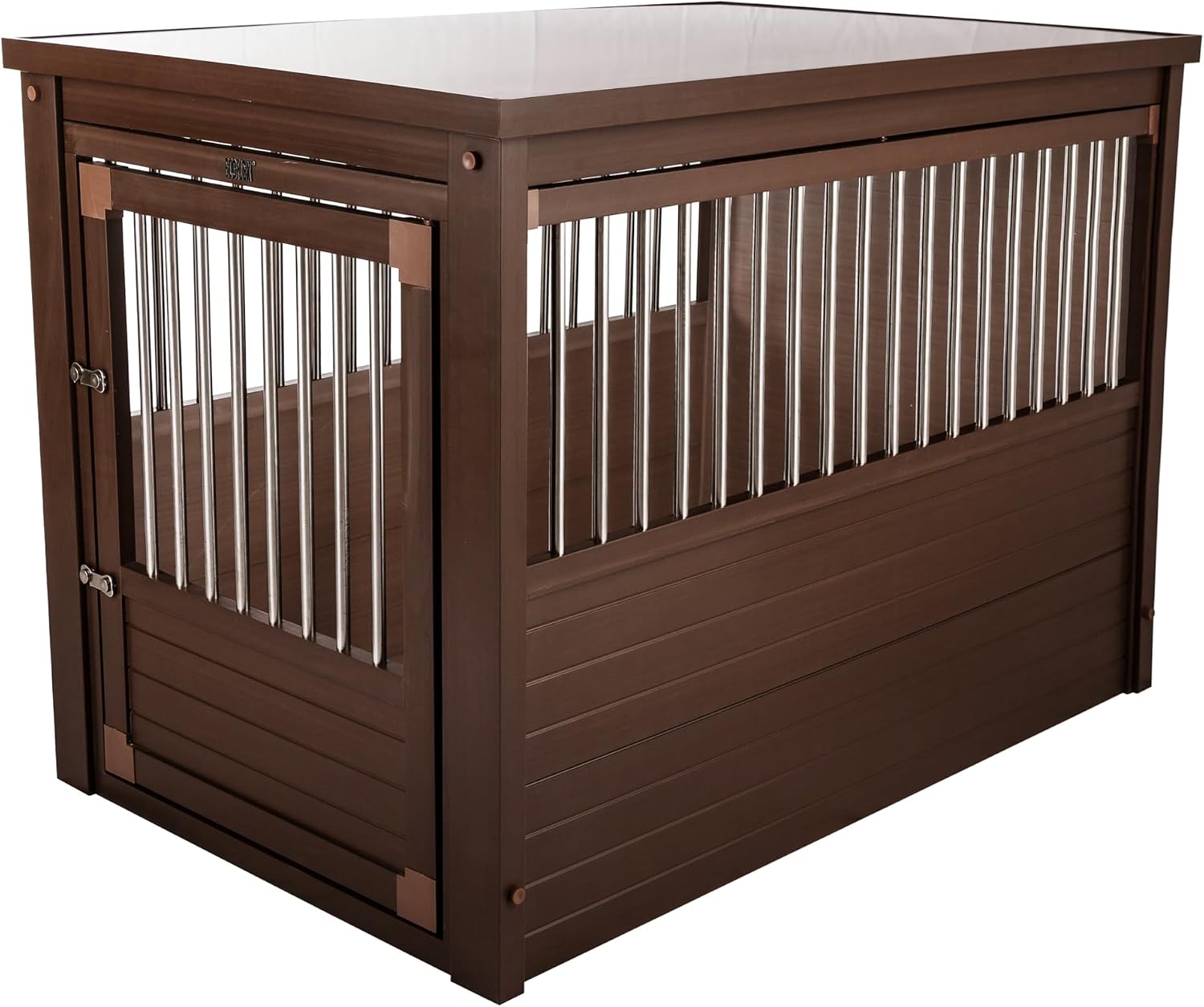 New Age Pet ecoFLEX Pet Crate/End Table, Small, Grey, Model:EHHC405S