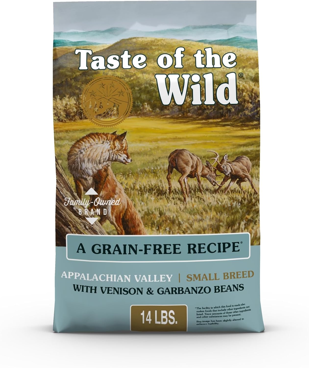 Taste of the Wild Appalachian Valley Small Breed Adult Dry Dog Food, 28lb | High Protein |Grain Free Recipe* |Venison & Garbanzo Beans |Nutrient Dense to Help Support Peak Health |Guaranteed Probiotics