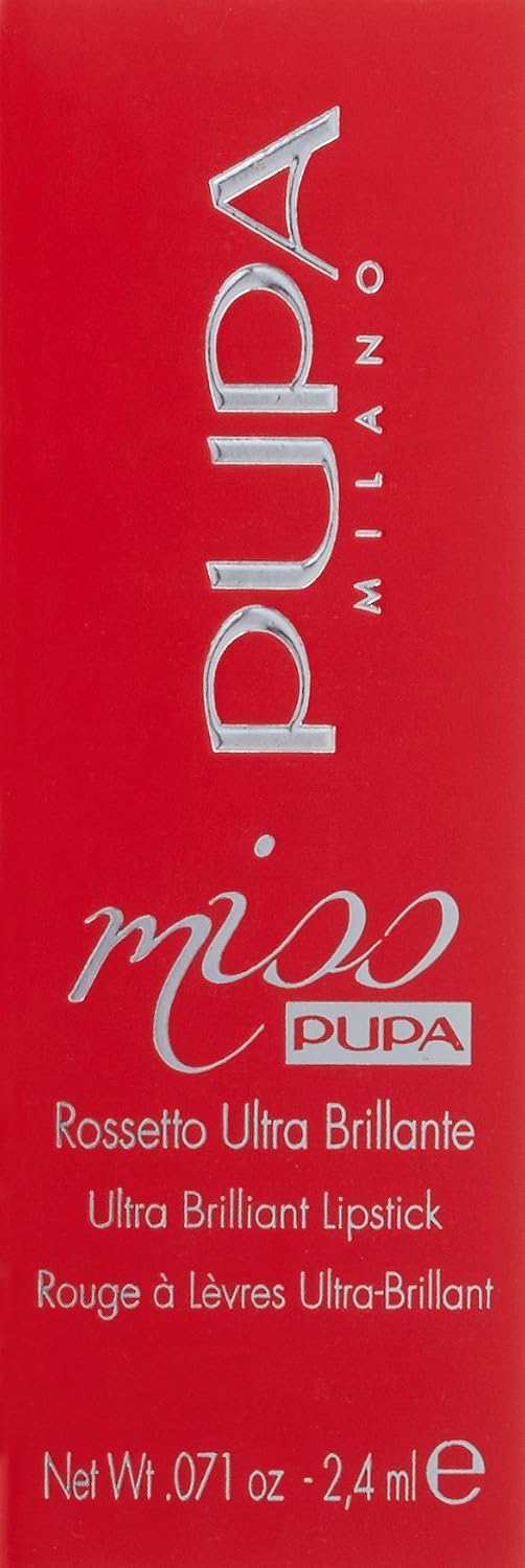 Pupa Milano Miss Pupa Ultra Brilliant Lipstick - 102 Candy Nude for Women - 0.071 oz Lipstick