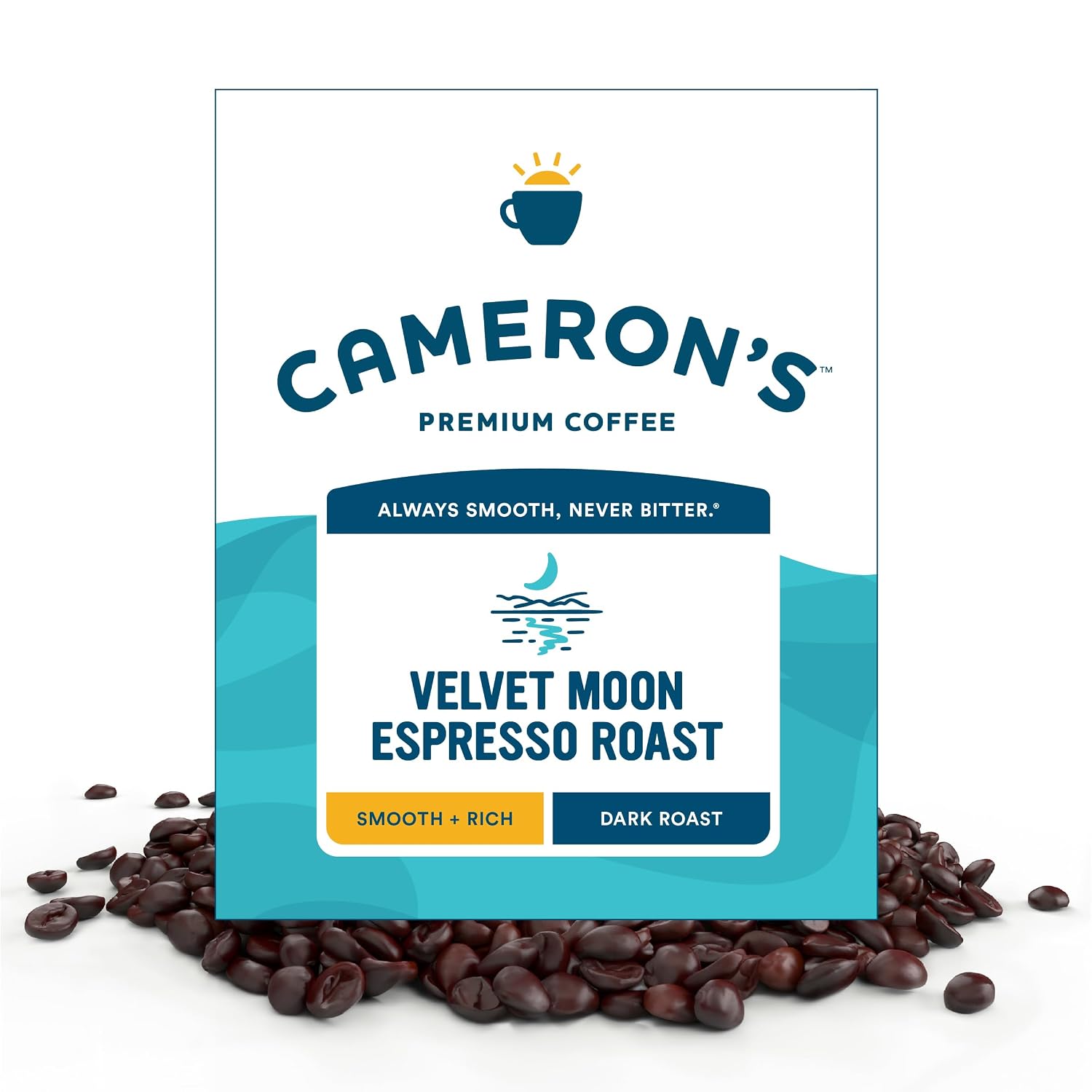Cameron's Coffee Roasted Whole Bean Coffee, Flavored, Vanilla Hazelnut, 4 Pound