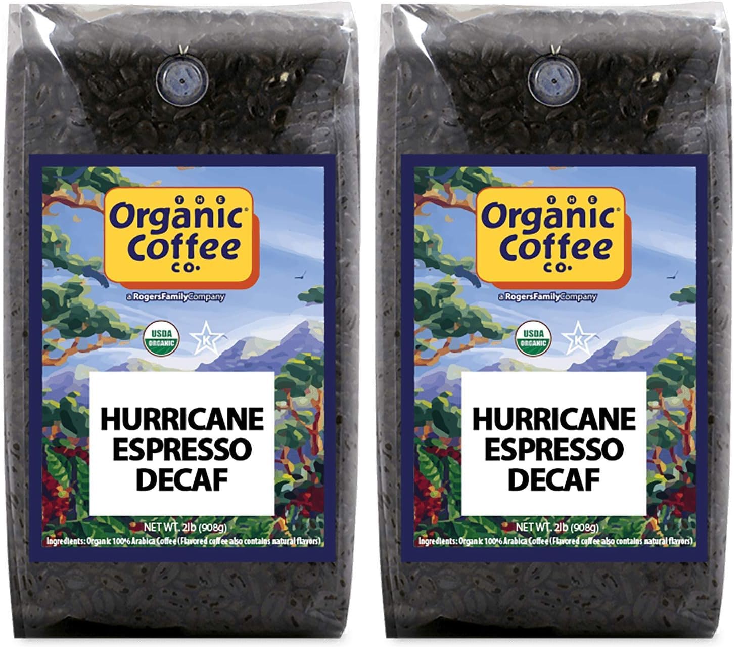 The Organic Coffee Co. French Roast Whole Bean Coffee, 2 lb bag