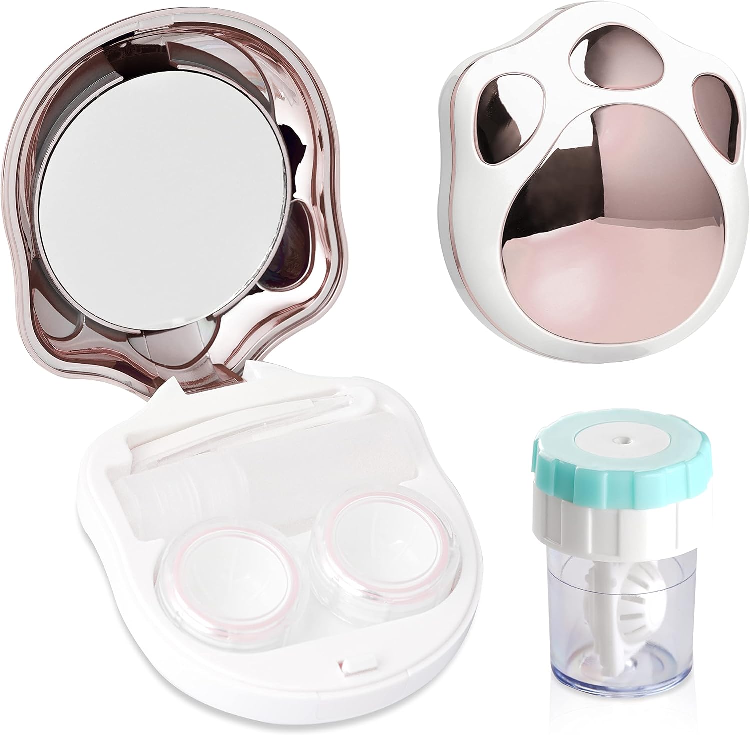 Lasiyanor Contact Lens Travel Kit with Cleaner Washer