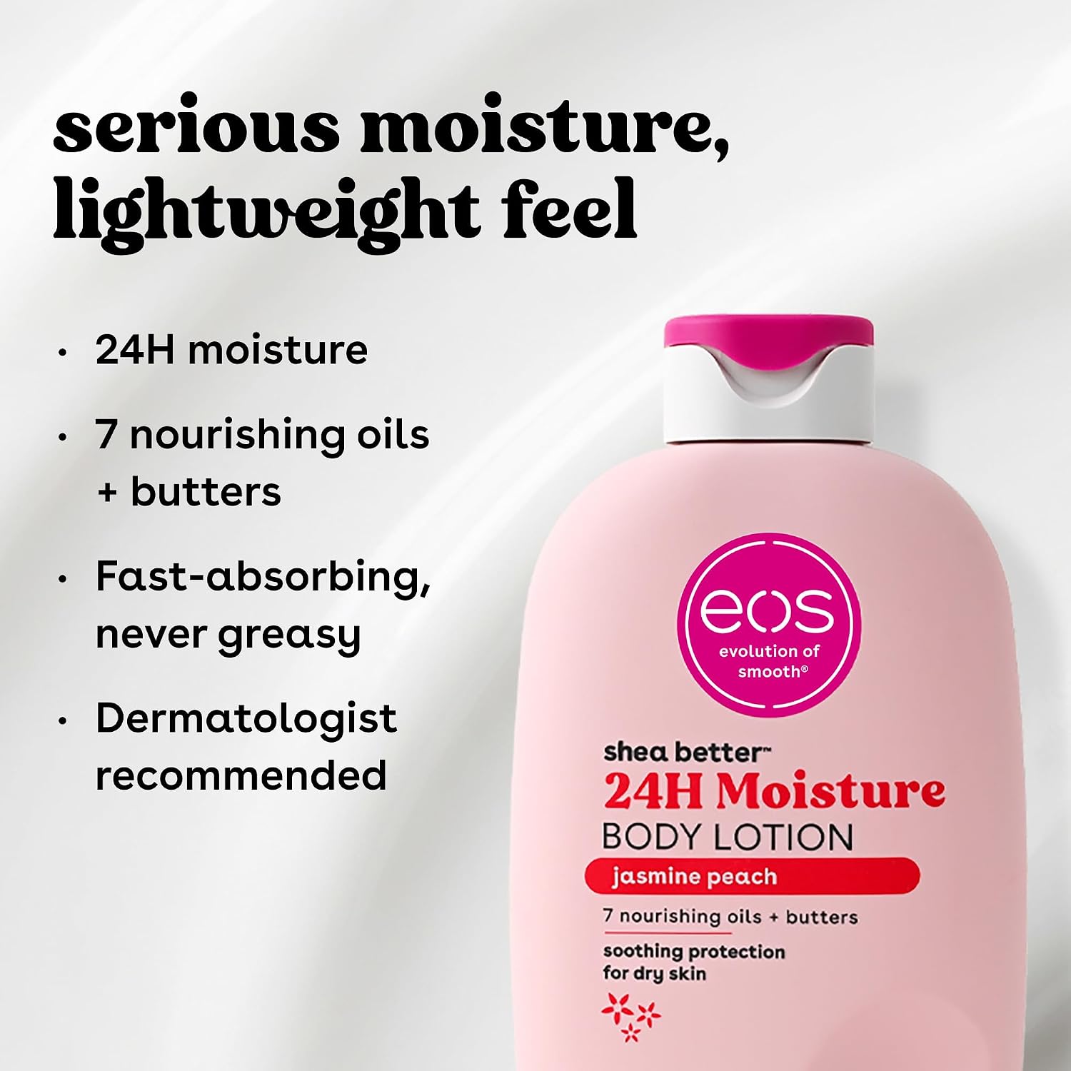 eos Shea Better 24H Moisture Body Lotion- Pomegranate Raspberry, 16 fl oz