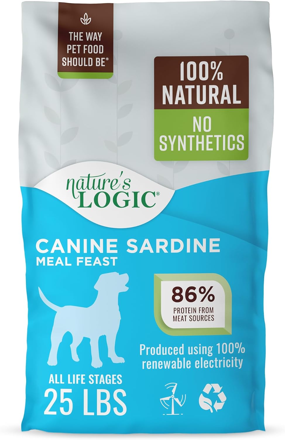 NATURE'S LOGIC Dry Dog Food - Beef Meal Feast Dry Kibble, 13 lb