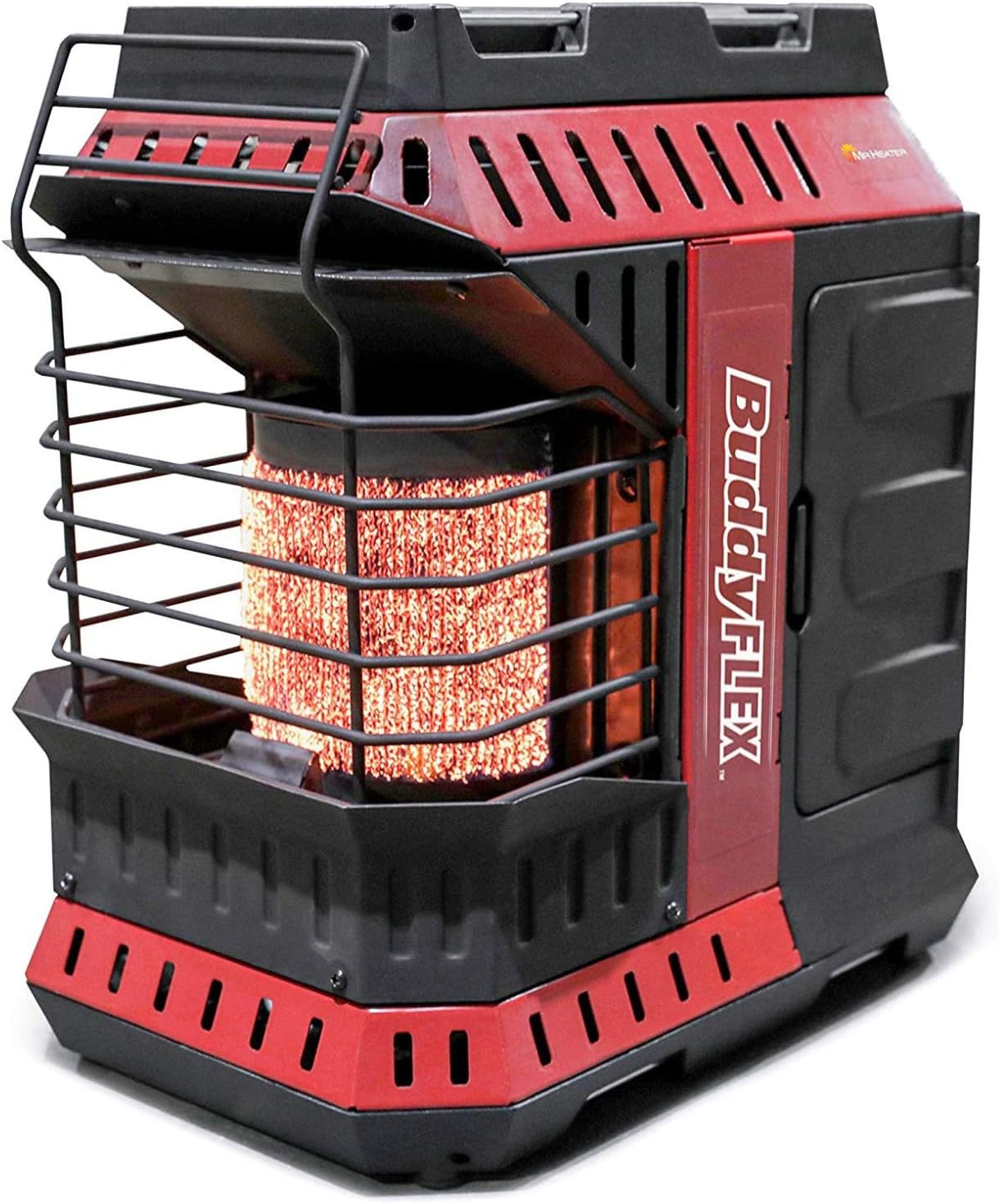 Mr. Heater MH11BFLEX Buddy FLEX 11,000 BTU Portable Propane Heater with 10-Feet Propane Hose Assembly Bundle (2 Items)