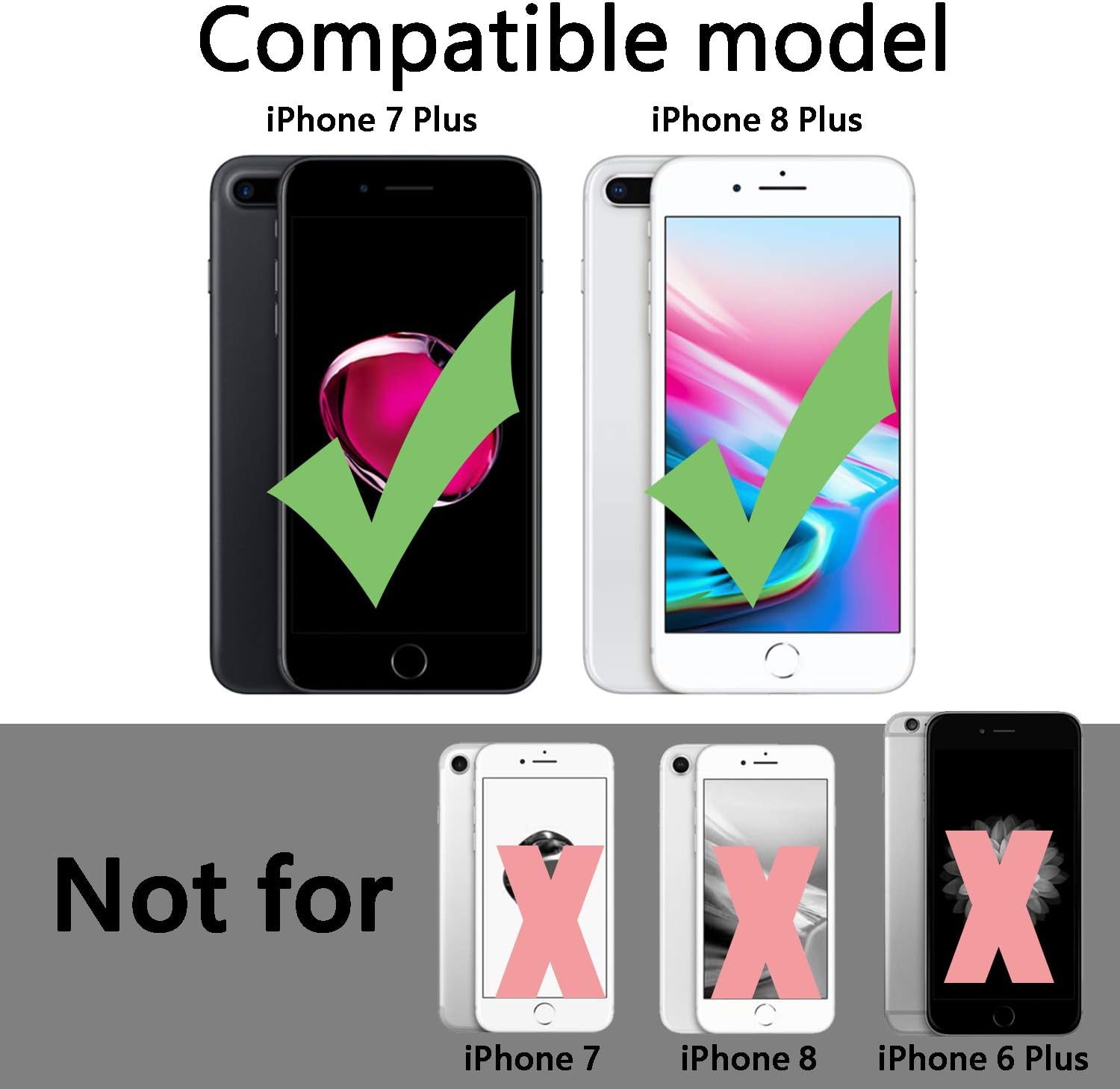 TENOC Phone Case Compatible with iPhone SE (2nd 2020 and 3rd 2022 Generation) & iPhone 7 & iPhone 8, Clear Case Shockproof Protective Bumper Slim Cover for 4.7 Inch