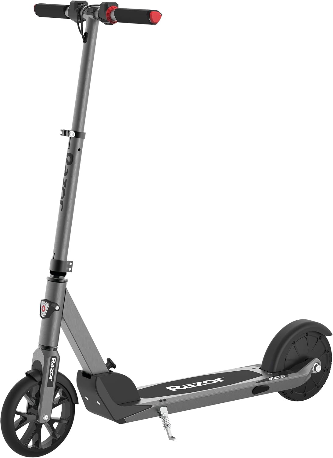 Razor E Prime Adult Electric Scooter - Up to 15 mph, 8" Airless Flat-free Tires, Rear Wheel Drive, 250W Brushless Hub Motor