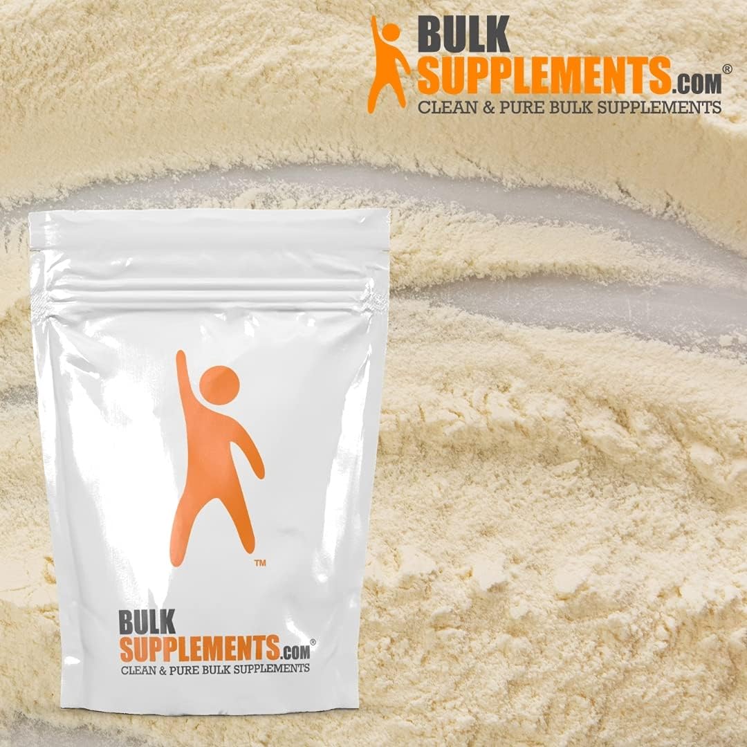 BulkSupplements.com Whey Protein Isolate Powder - Unflavored Whey Protein Powder, Nutritional Supplement - Gluten Free, 30g per Serving, 1kg (2.2 lbs) (Pack of 1)