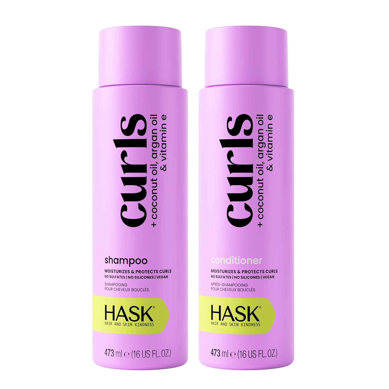 HASK Biotin Boost Thickening Shampoo + Conditioner Set | Adds Fullness, Strengthens, Volumizes, Sulfate-Free, Paraben-Free, Gluten-Free, Color Safe | 12oz each
