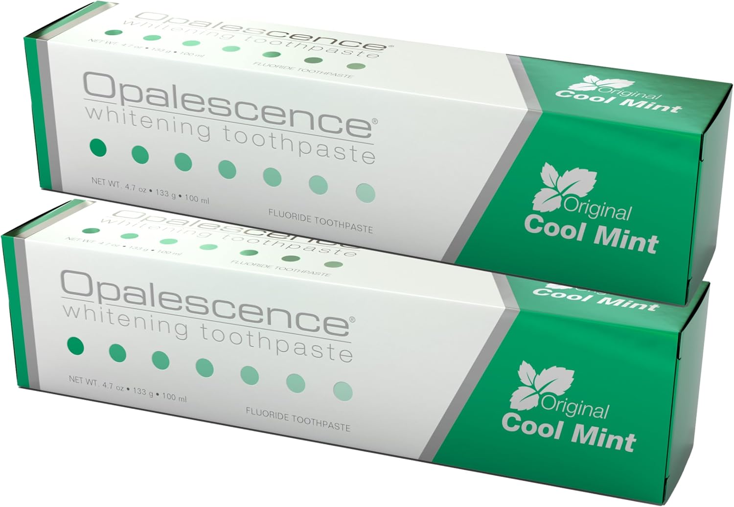 Opalescence Whitening Toothpaste Original 4.7oz - Mint - 3 Pack - 5166-3 | Dentist-Developed Oral Care Whitening Fluoride Toothpaste for Daily Use, Surface Stain Removal & Helps Strengthen Enamel