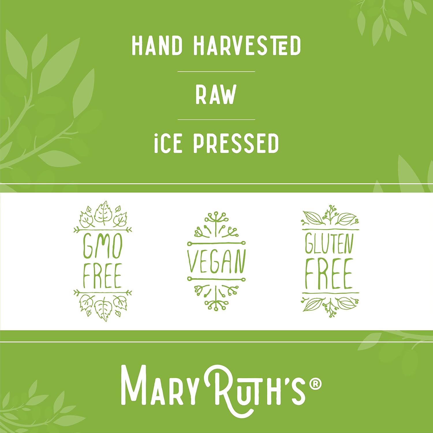 MaryRuth's USDA Organic Extra Virgin Olive Oil, Iced Pressed, 12 Fl Oz | USDA Organic, Ice Pressed, Supports Digestive Health, High in Nutrients, Raw