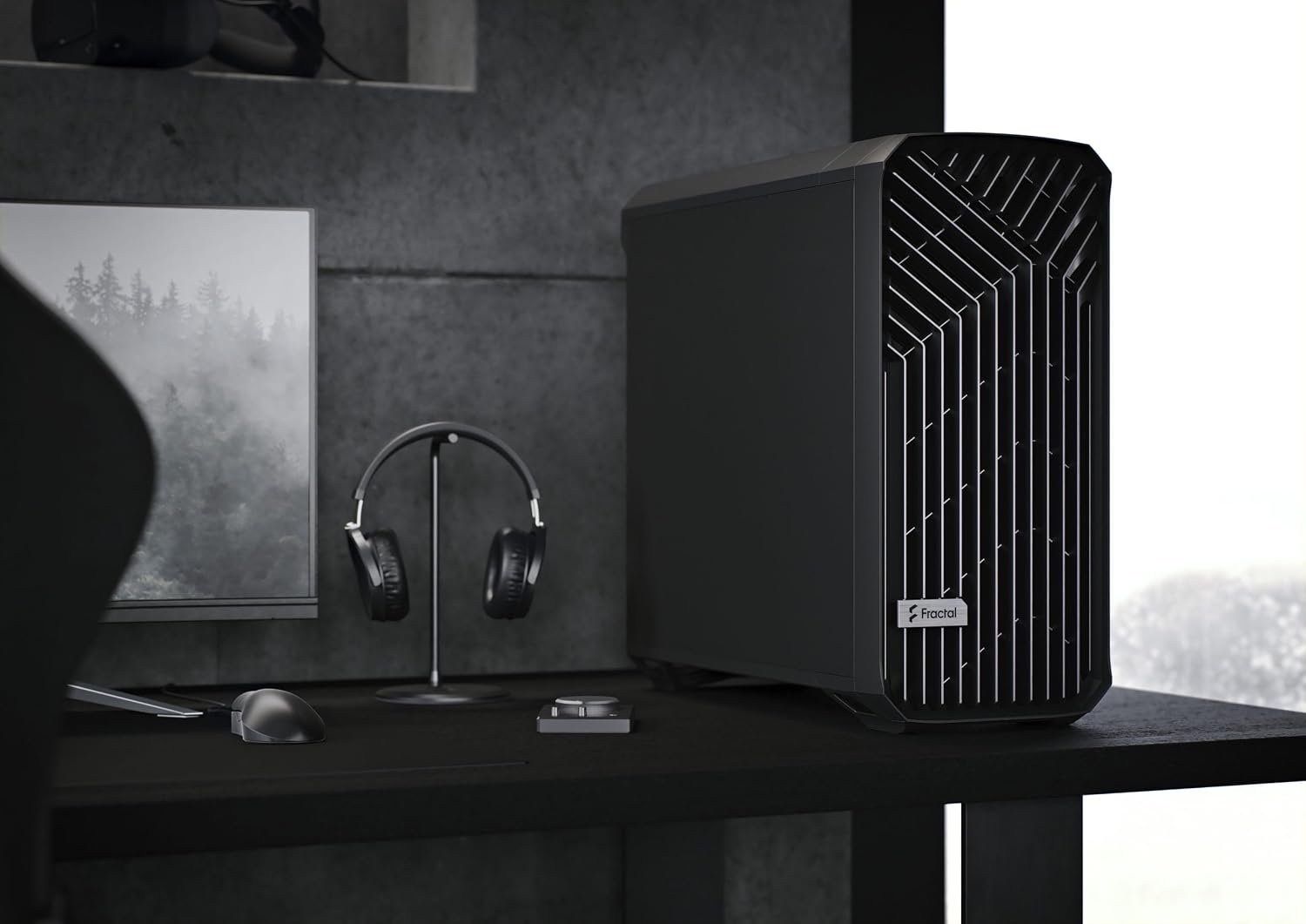 Fractal Design Torrent Black - Light Tint Tempered Glass Side Panel - Open Grille for Maximum air Intake - Two 180mm PWM and Three 140mm Fans