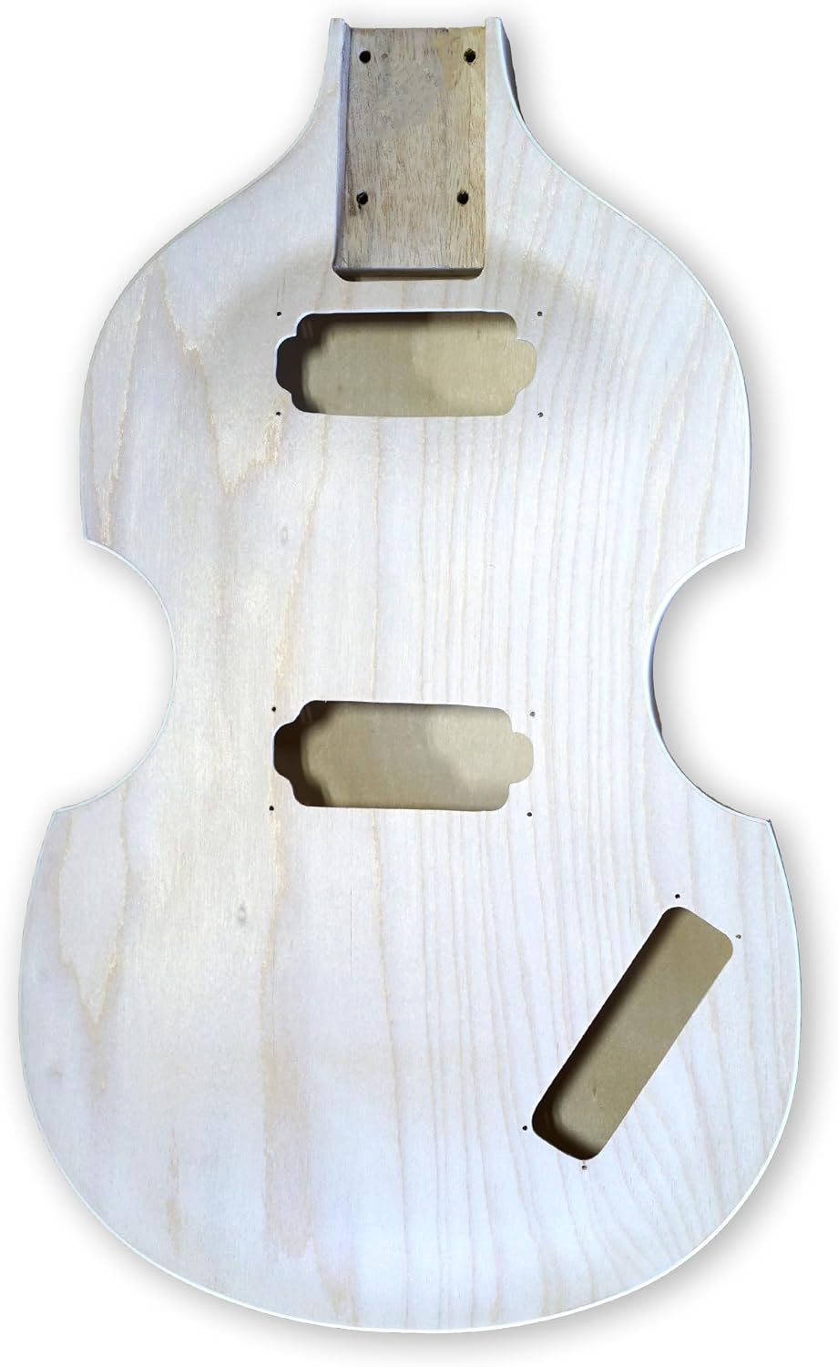 DIY Electric Violin Bass Guitar Kits SVL Style Electric Bass Guitar Kits Basswood Body Maple neck