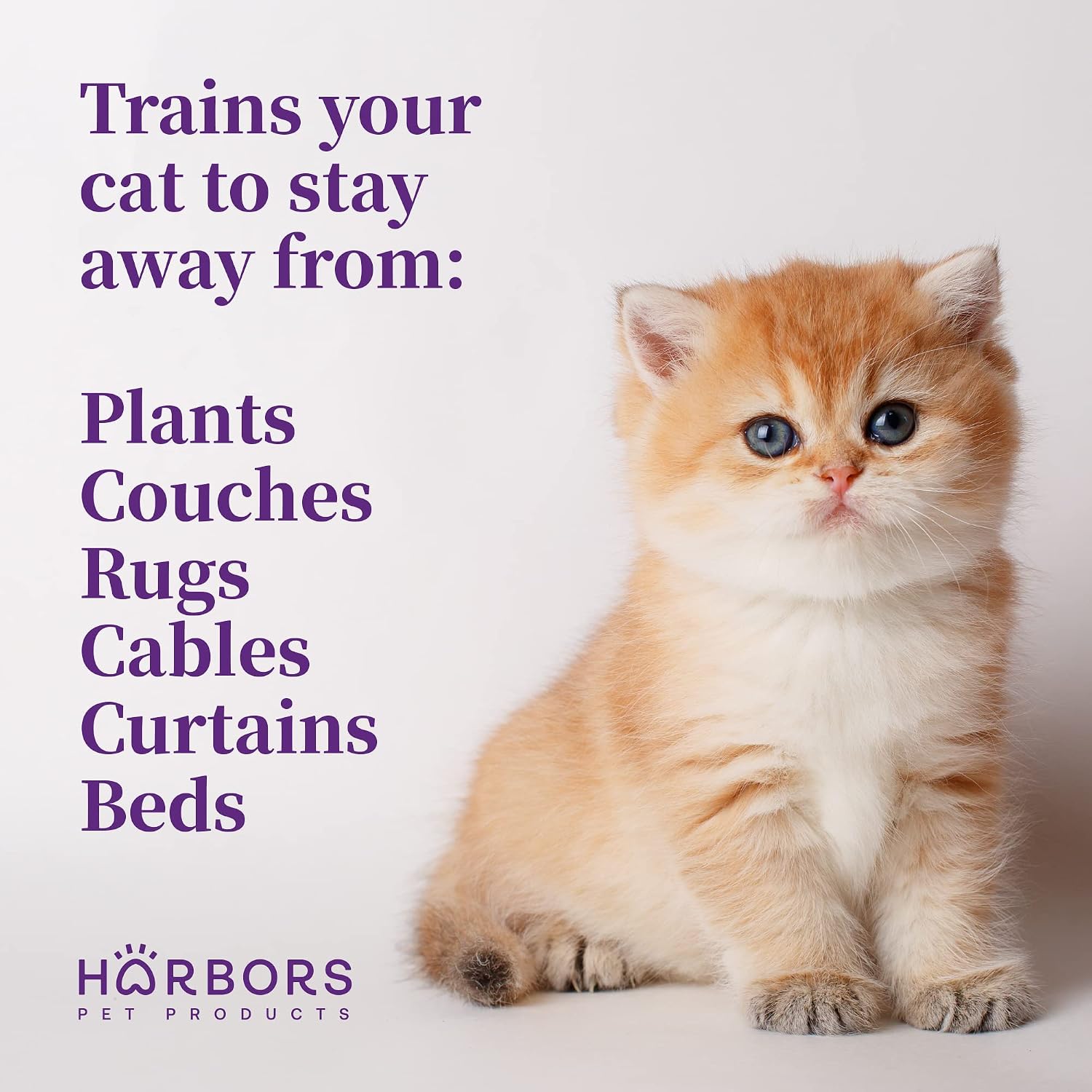 Harbors Cat Scratch and Chewing Deterrent Spray - 4 oz / 118 ml | Formulated with Essential Oils | 100% Satisfied or Return