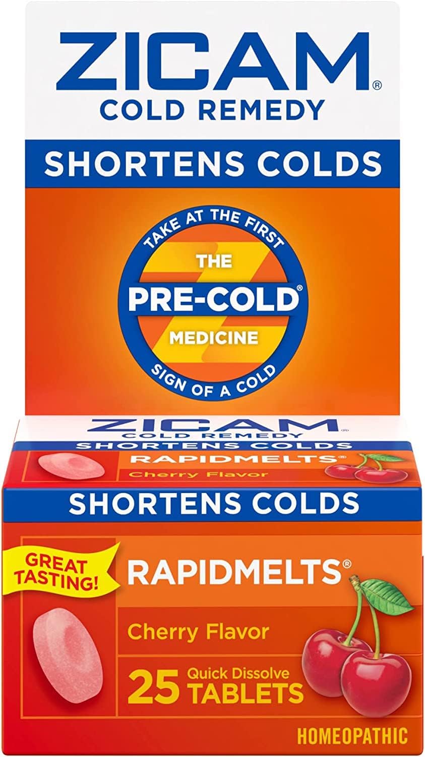 Zicam Cold Remedy RapidMelts, Citrus, 25 Count