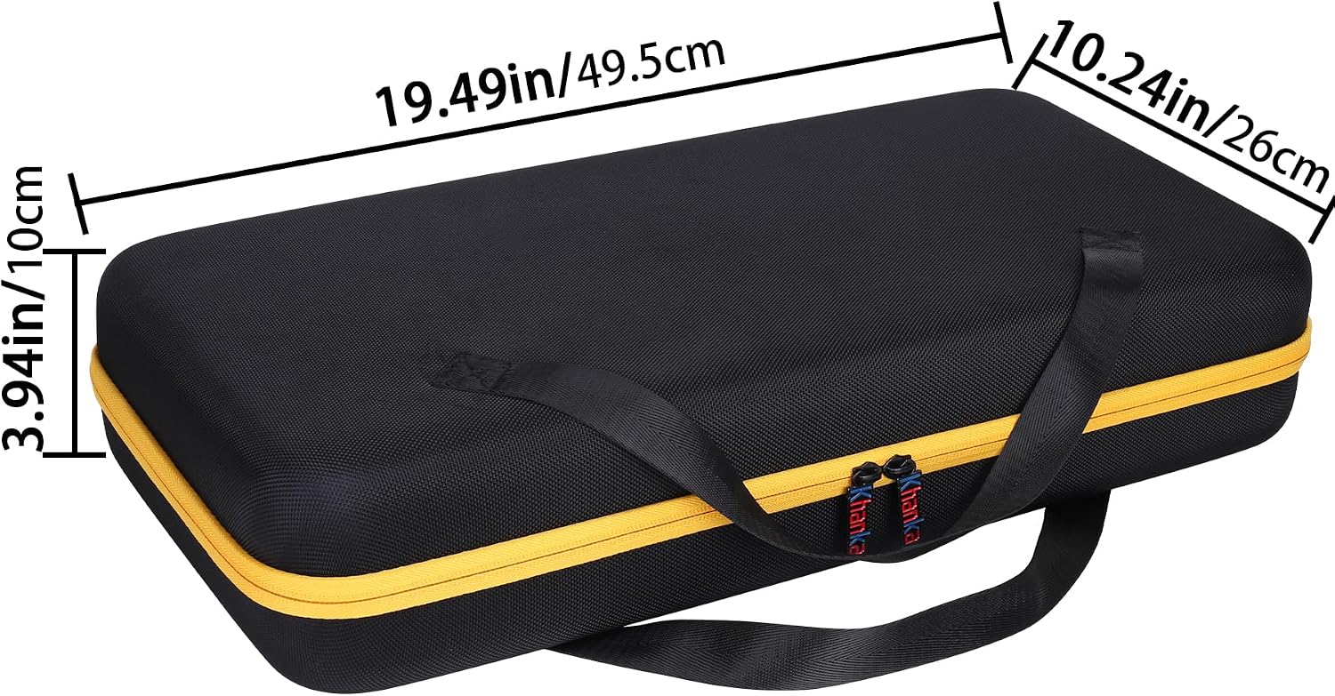 khanka Hard Storage Case for Dewalt DCF682N1/DCF680N2 Screwdriver | EVA Hard Shell, Accessory Storage Pocket, Workshop Tool Storage