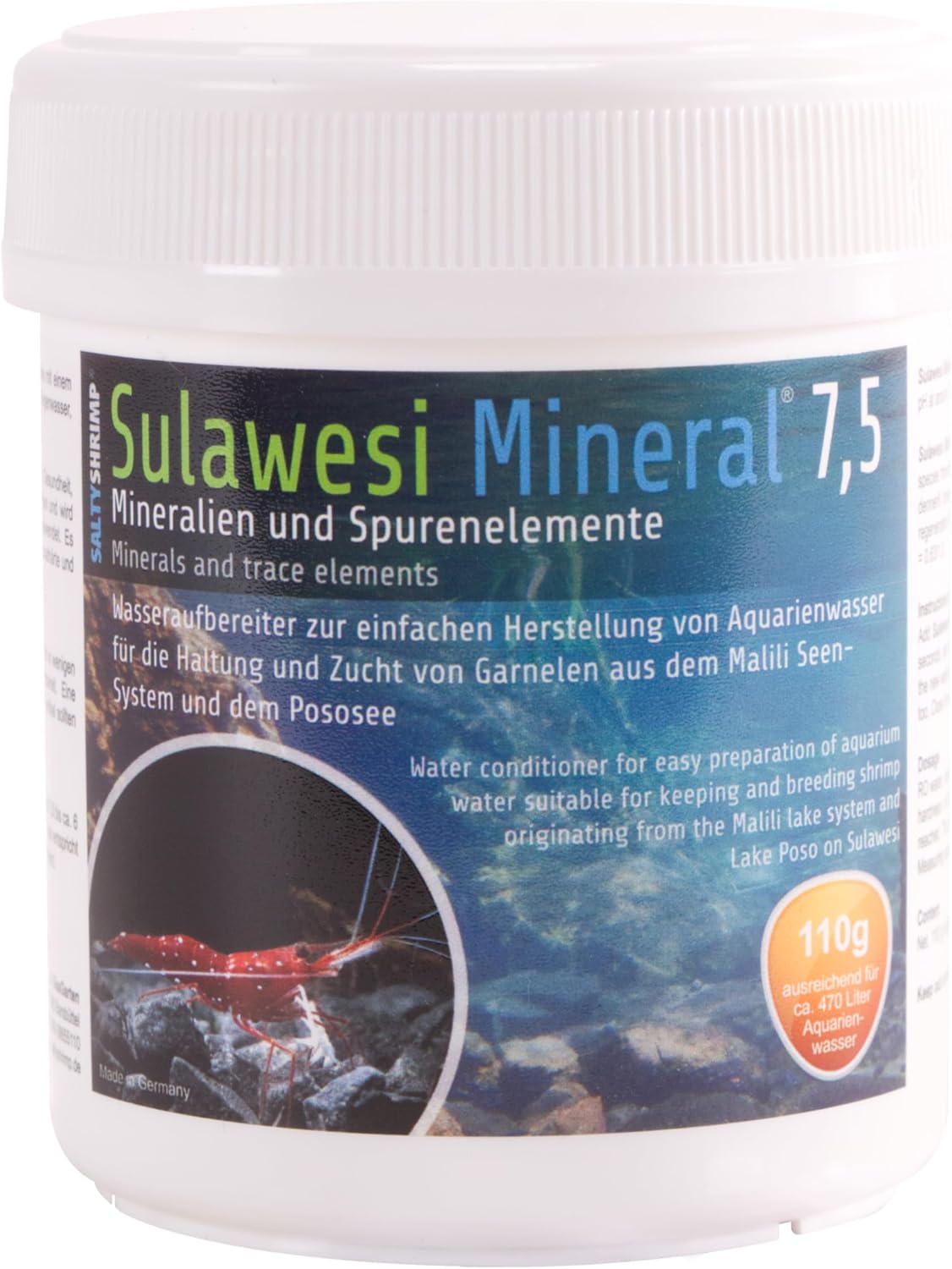 Sulawesi 7,5 Minerals and Trace Elements Cardinal Shrimp Tank (110g)