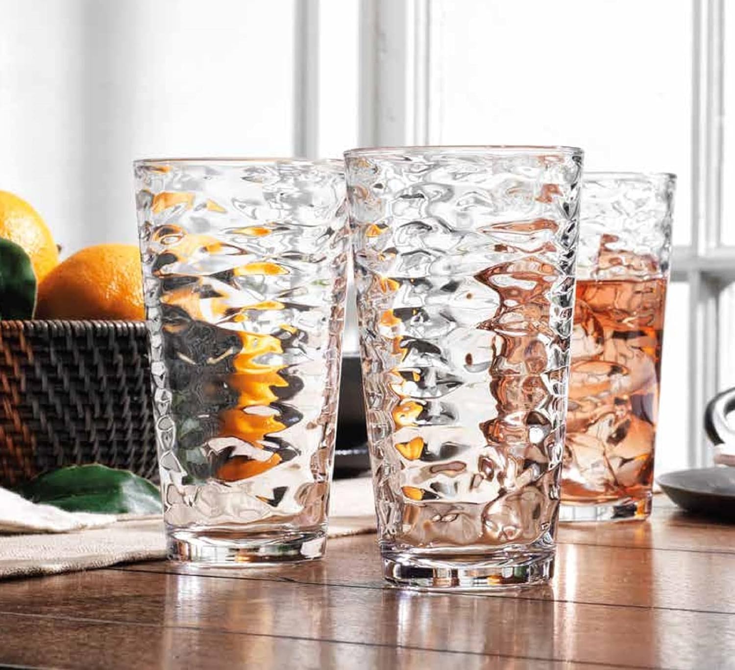 Glaver's Drinking Glasses Set of 10 Highball Glass Cups