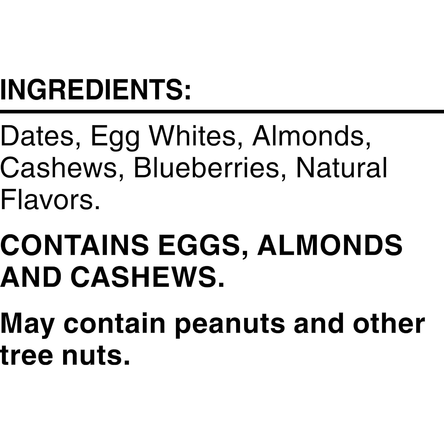 RXBAR Protein Bars, 12g Protein, Gluten Free Snacks, Blueberry, 22oz Box (12 Bars)