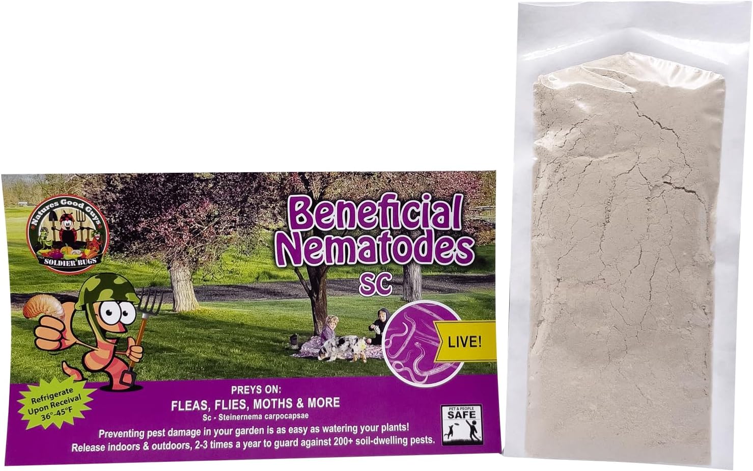 Beneficial Nematodes Sc-Steinernema carpocapsae 250 Million